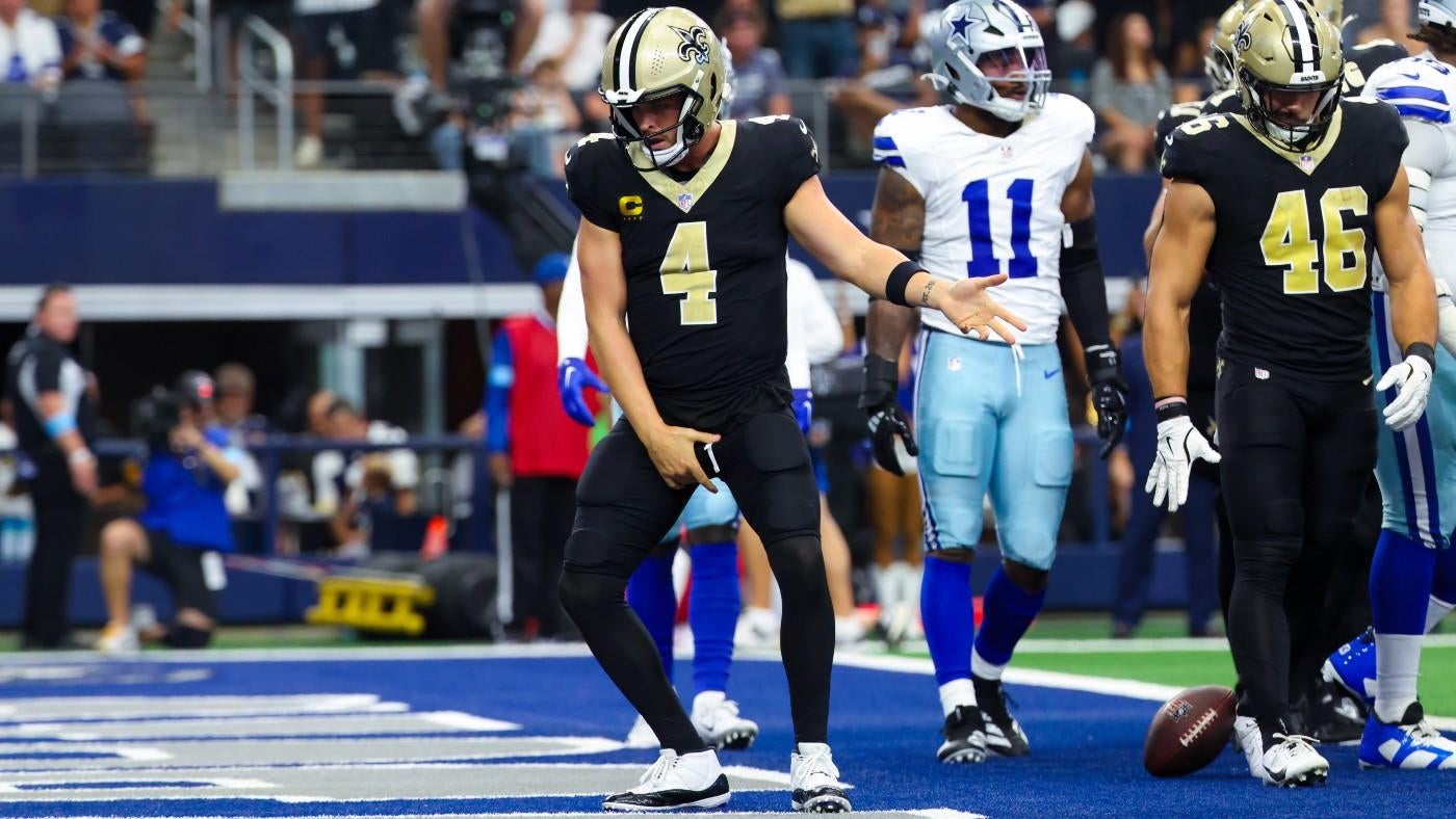 Saints' Derek Carr fined $14,000 for inappropriate TD celebration vs. Cowboys