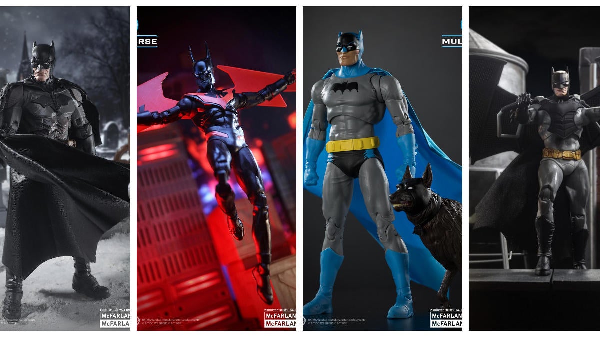 Batman 1989 Mezco 5 Points Collection Includes Figures and The Batmobile