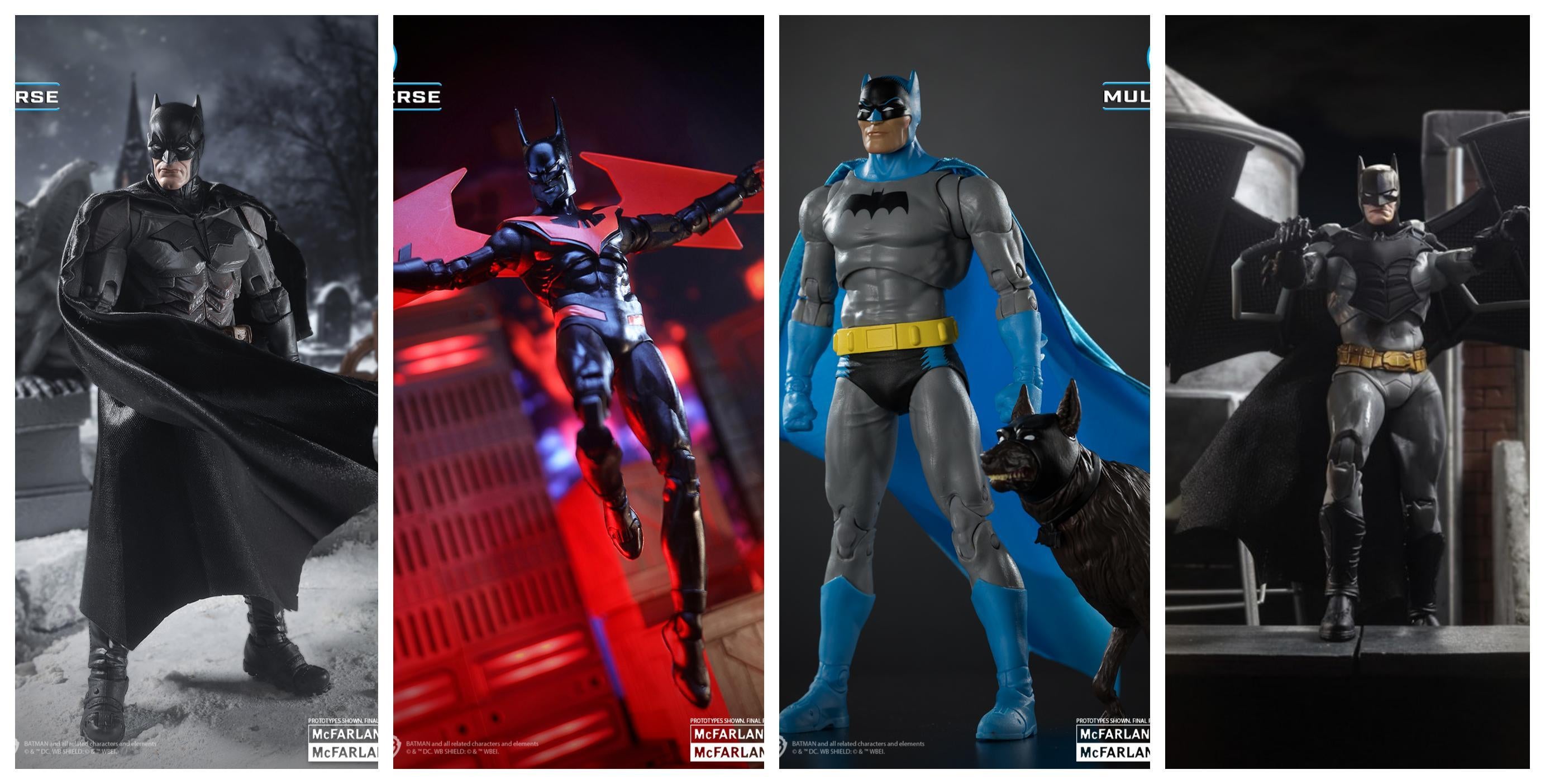 Batman Day 2024 DC Multiverse Figure Drops: Noel, Silver Age, Neo Gothic, and Bat-Glider