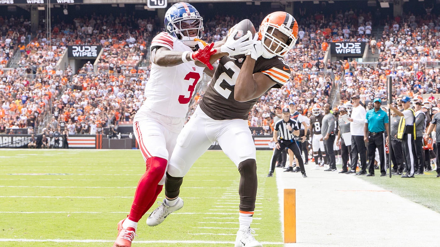 Giants go down 7-0 to Browns seconds into Week 3 game, thanks to fumble on opening kickoff, Amari Cooper TD