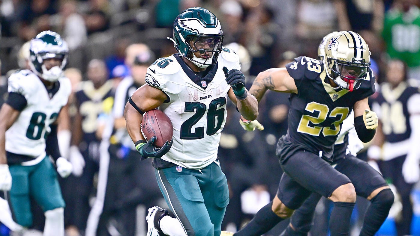 How Saquon Barkley overcame crucial drop vs. Falcons to lead Eagles to win over Saints