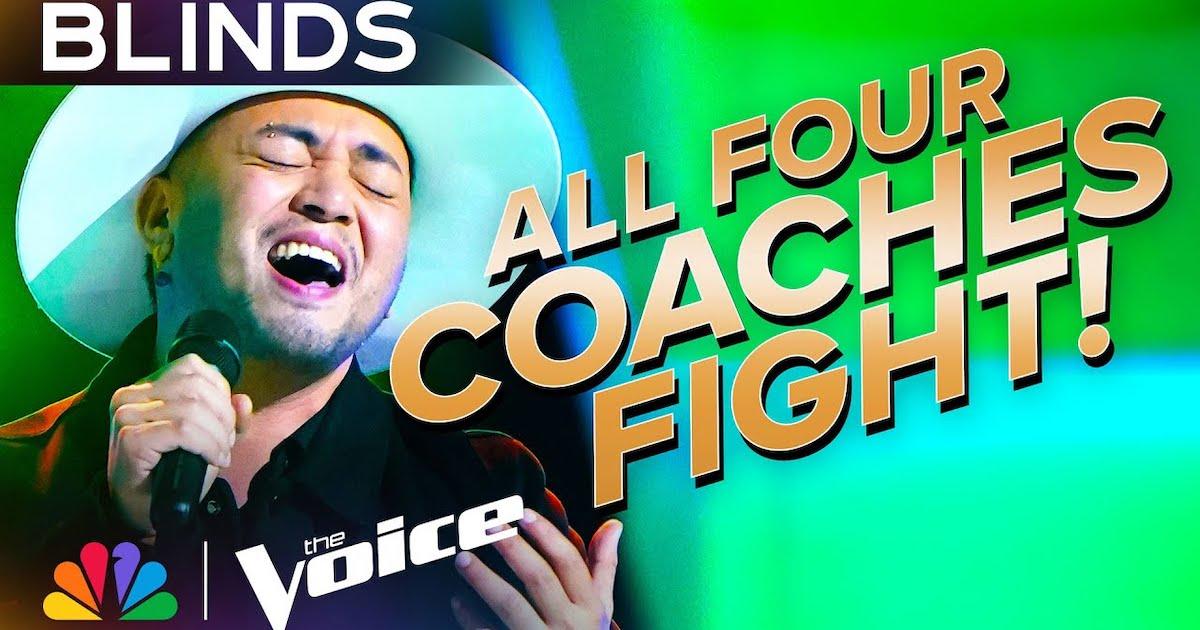 'The Voice' Contestant Earns FourChair Turn Within Seconds Watch 'The Voice' Contestant Earns FourChair Turn Within Seconds Watch
