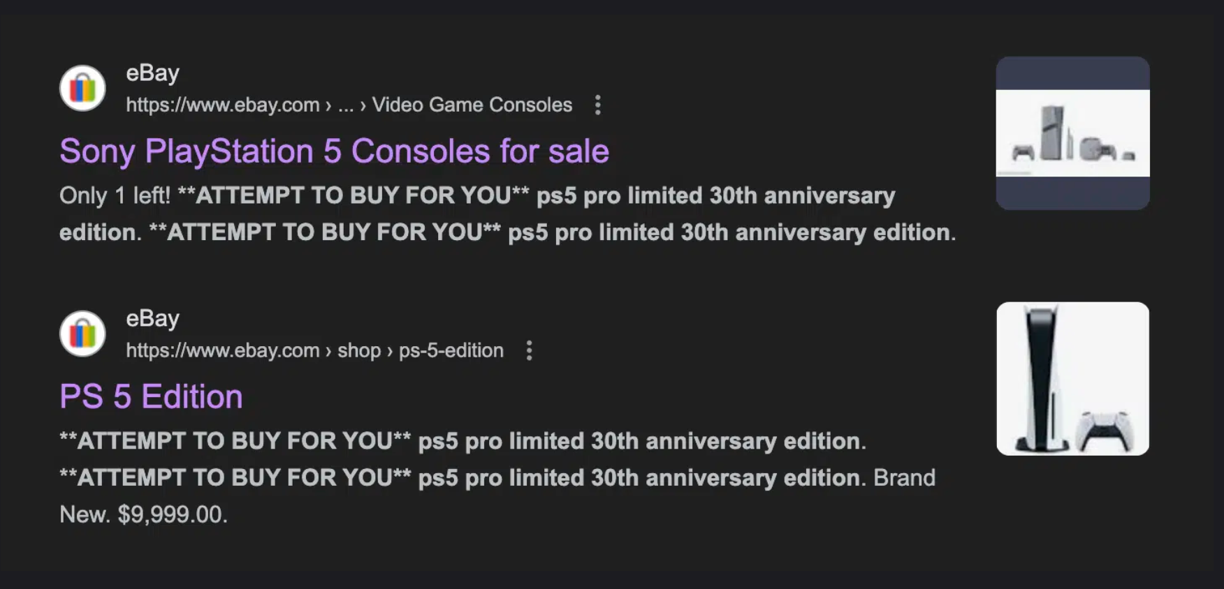 PlayStation Users Can Pay $10,000 For Someone to "Attempt to Buy" PS5 Pro 30th Anniversary Edition