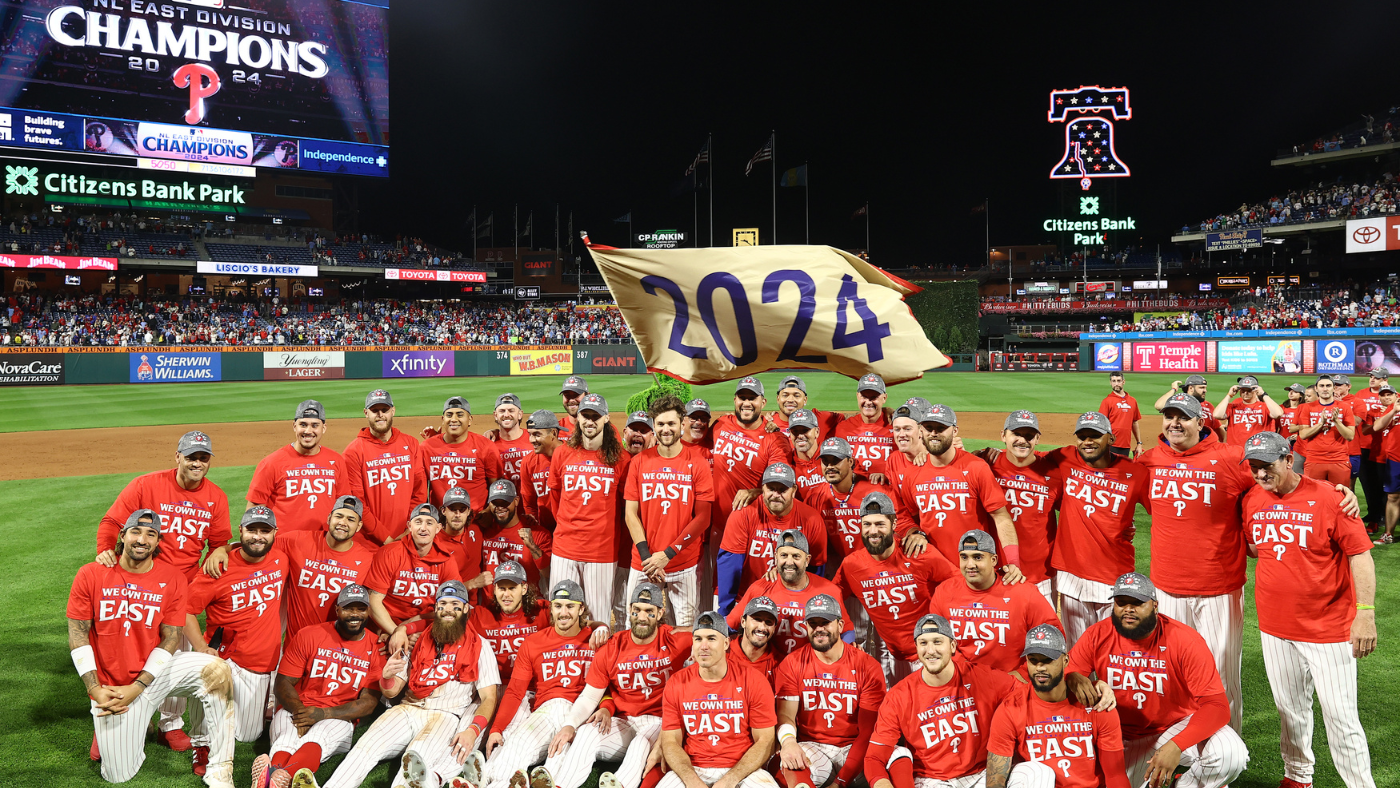 Phillies clinch NL East: Philadelphia wins division title for first time since 2011, vying for best record