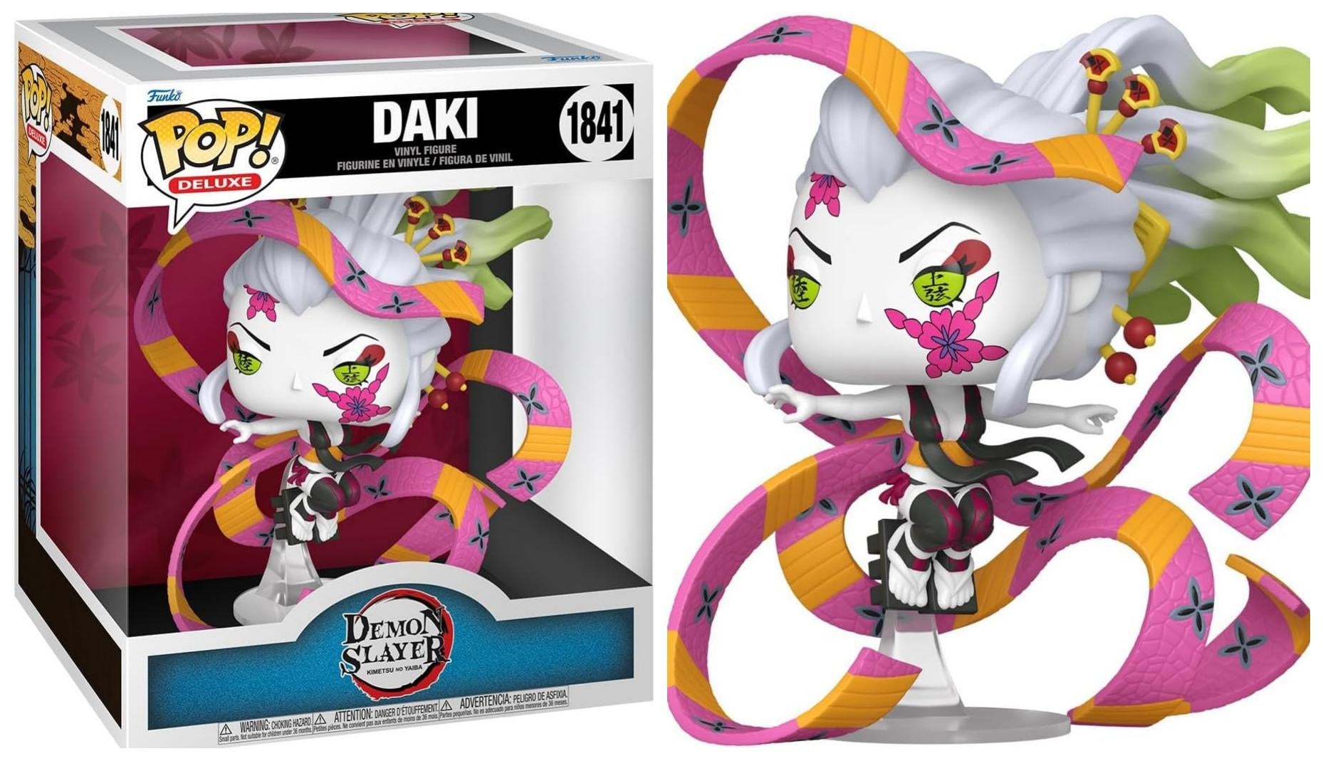 Demon Slayer Funko Pops Add Demon Form Daki With Chance at a Chase