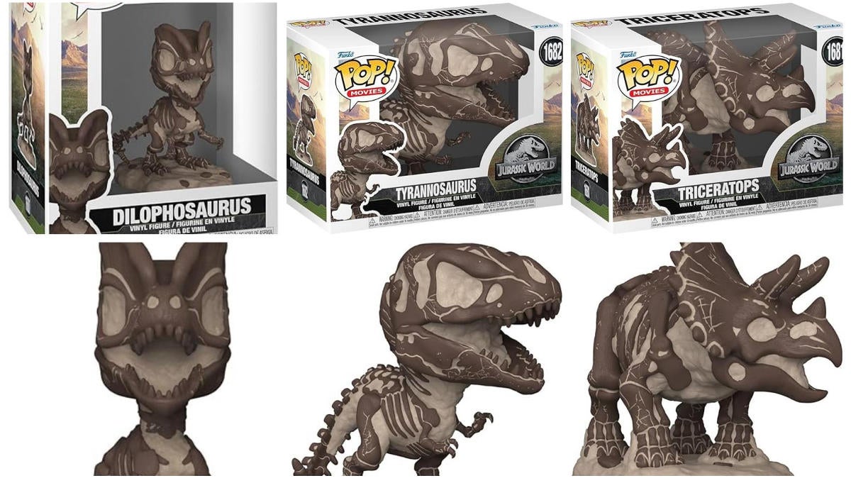 Jurassic World Fossilized Dinosaur Funko Pops Have Been Found