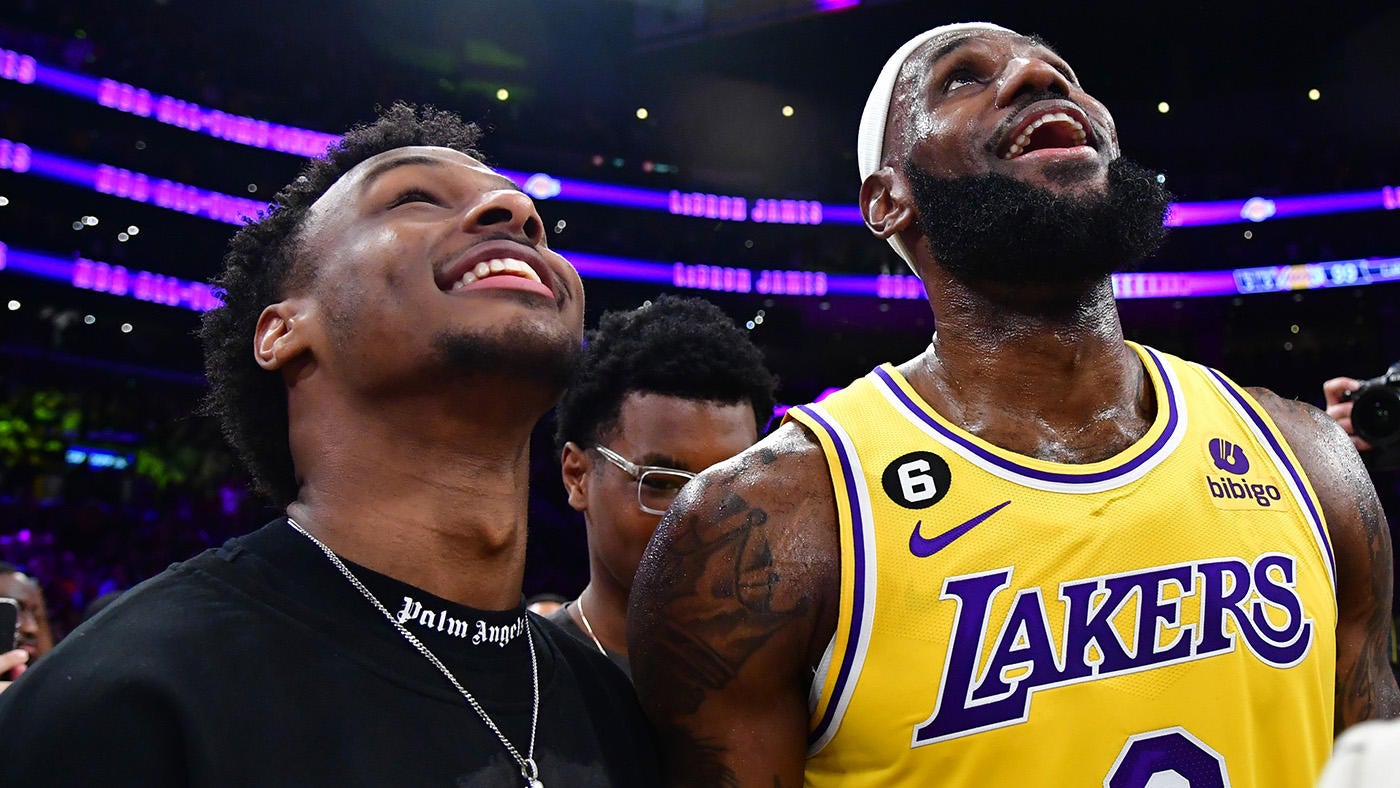 LeBron and Bronny James part of Lakers' planning process as team preps for historic father-son debut