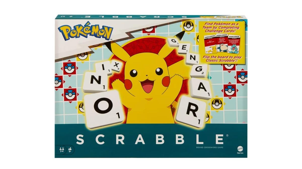 Scrabble Pokemon Edition Challenges Players to Spell Pikachu, Lucario, and More