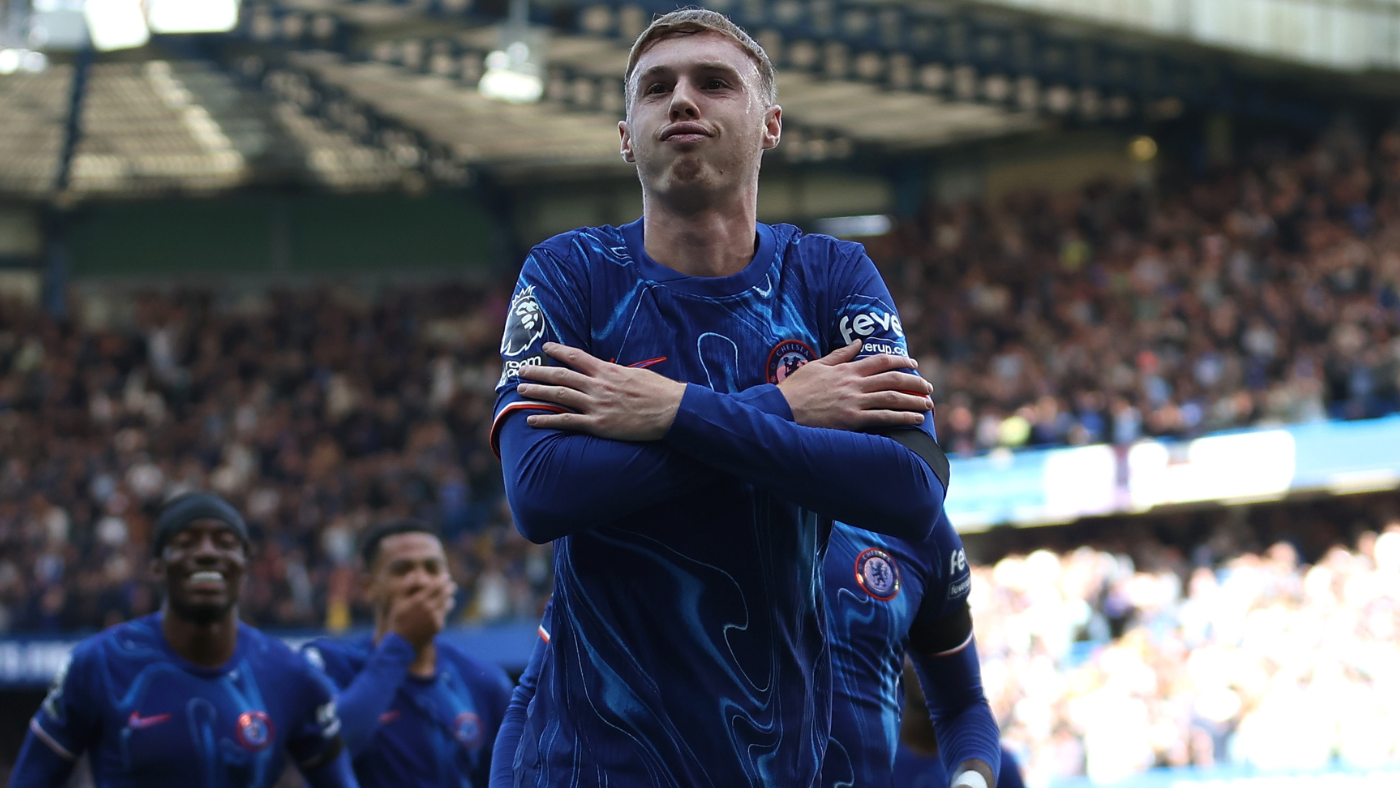 Chelsea's Cole Palmer makes Premier League history with stunning four-goal first half against Brighton