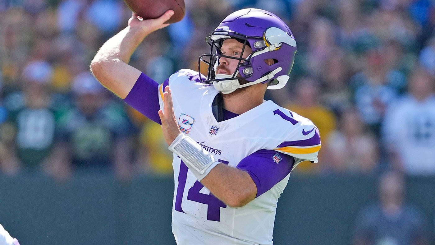 Week 7 NFL player props, QB, WR, RB, TE betting picks, AI prop predictions, odds: Darnold under 249.5 yards