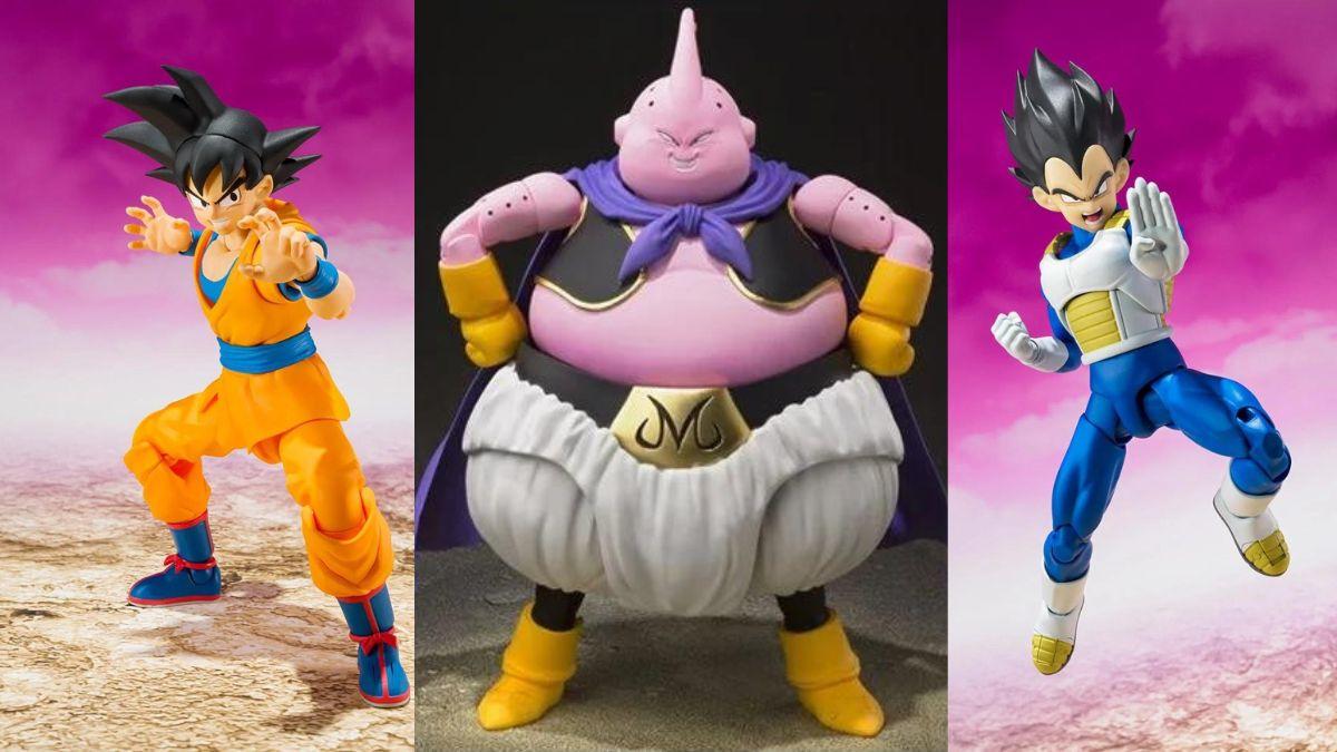 S.H.Figuarts Drops Dragon Ball Majin Buu, Daima Son Goku, and Vegeta Figures