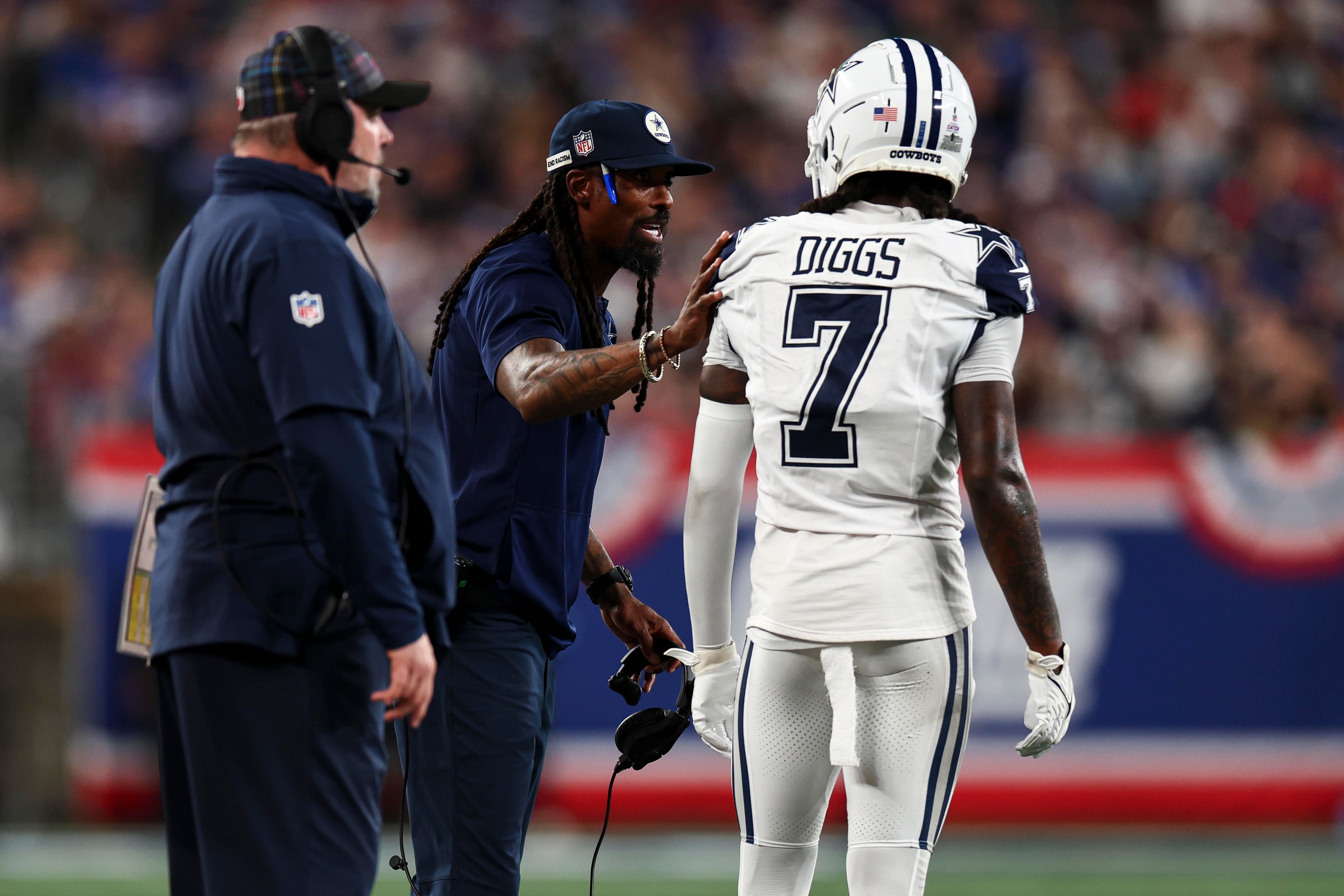 Cowboys' Trevon Diggs putting pressure on self to be a vocal leader with Micah Parsons, DeMarcus Lawrence hurt