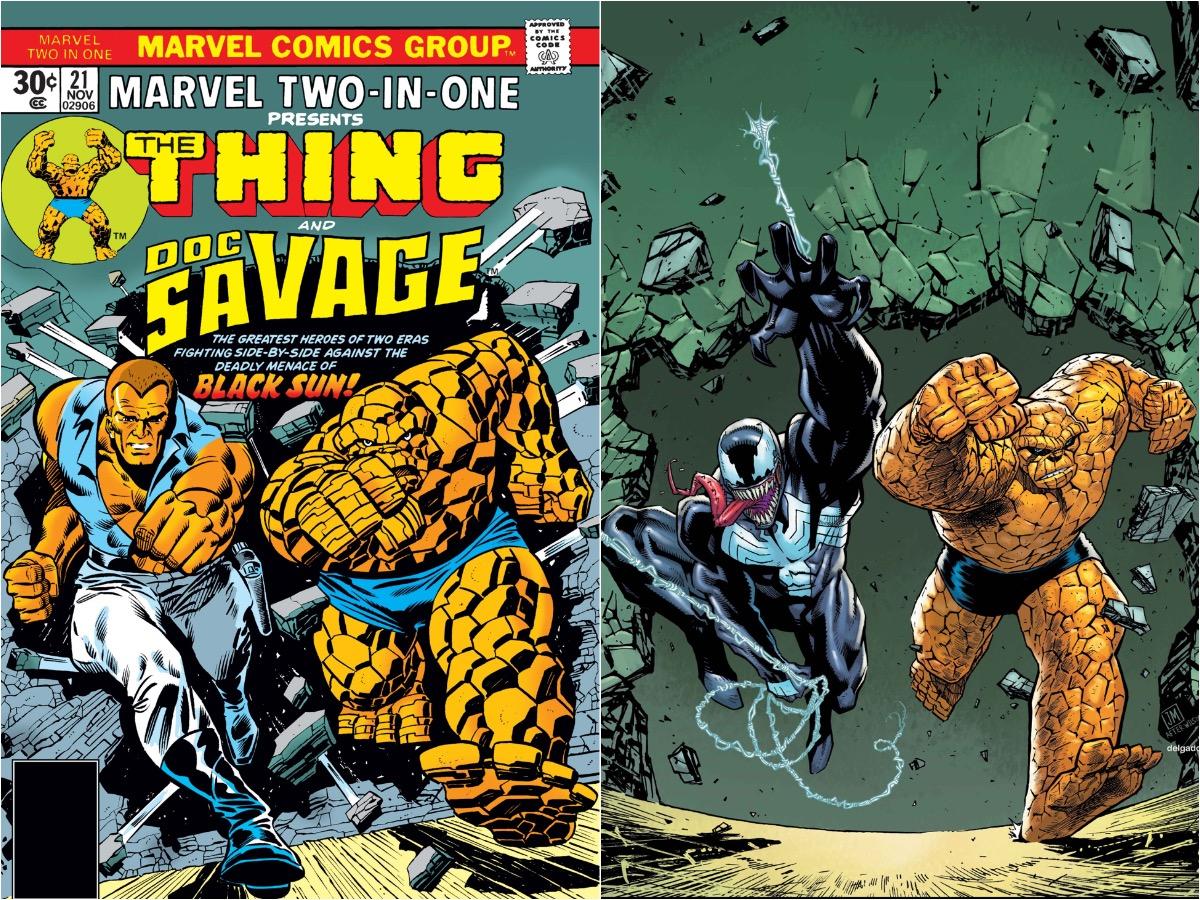 The Thing Clobbers the Marvel Universe on New Variant Covers