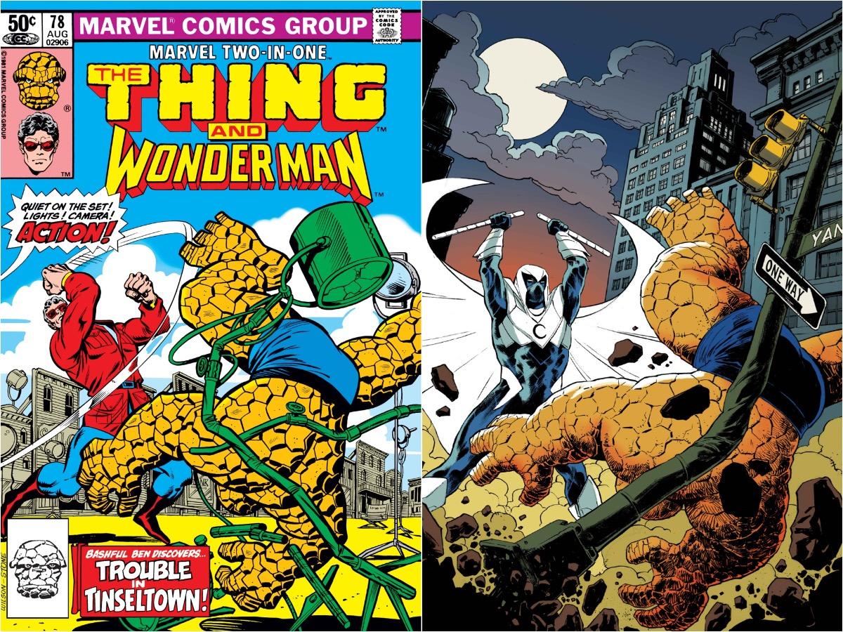 The Thing Clobbers the Marvel Universe on New Variant Covers