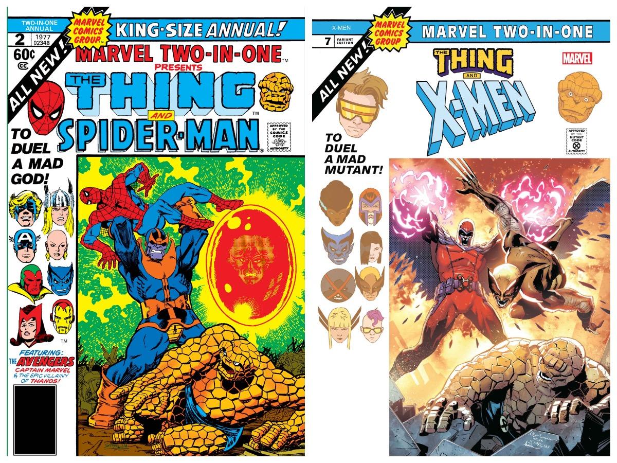 The Thing Clobbers the Marvel Universe on New Variant Covers