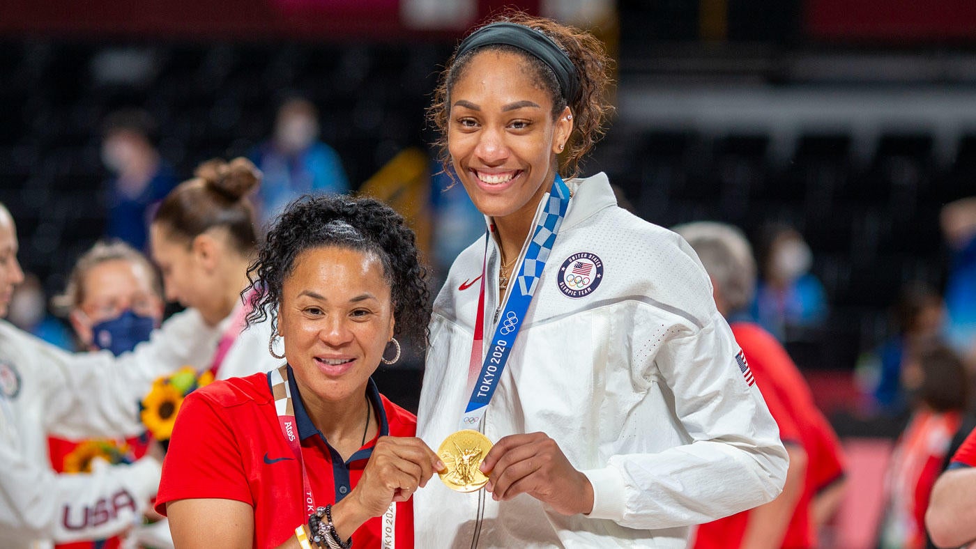 Dawn Staley offers Aces star A'ja Wilson advice ahead of Game 3 showdown with Liberty: 'Go be great'