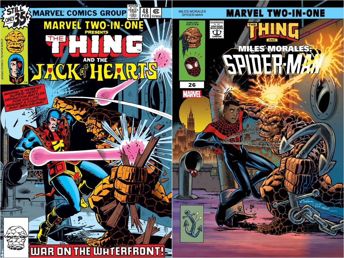 The Thing Clobbers the Marvel Universe on New Variant Covers