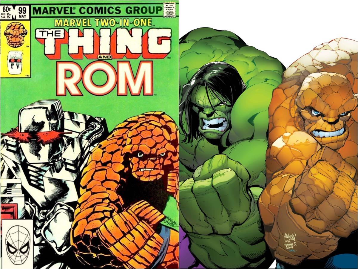 The Thing Clobbers the Marvel Universe on New Variant Covers