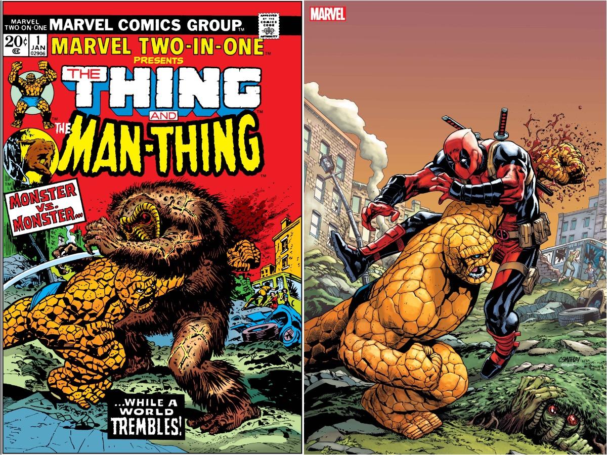 The Thing Clobbers the Marvel Universe on New Variant Covers