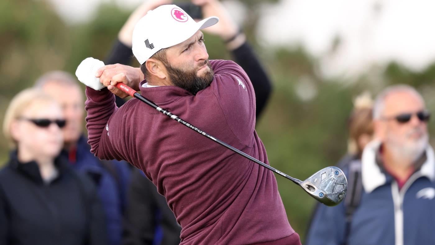 Jon Rahm contending at 2024 Alfred Dunhill Links Championship after shooting 7 under in Round 1 at Carnoustie