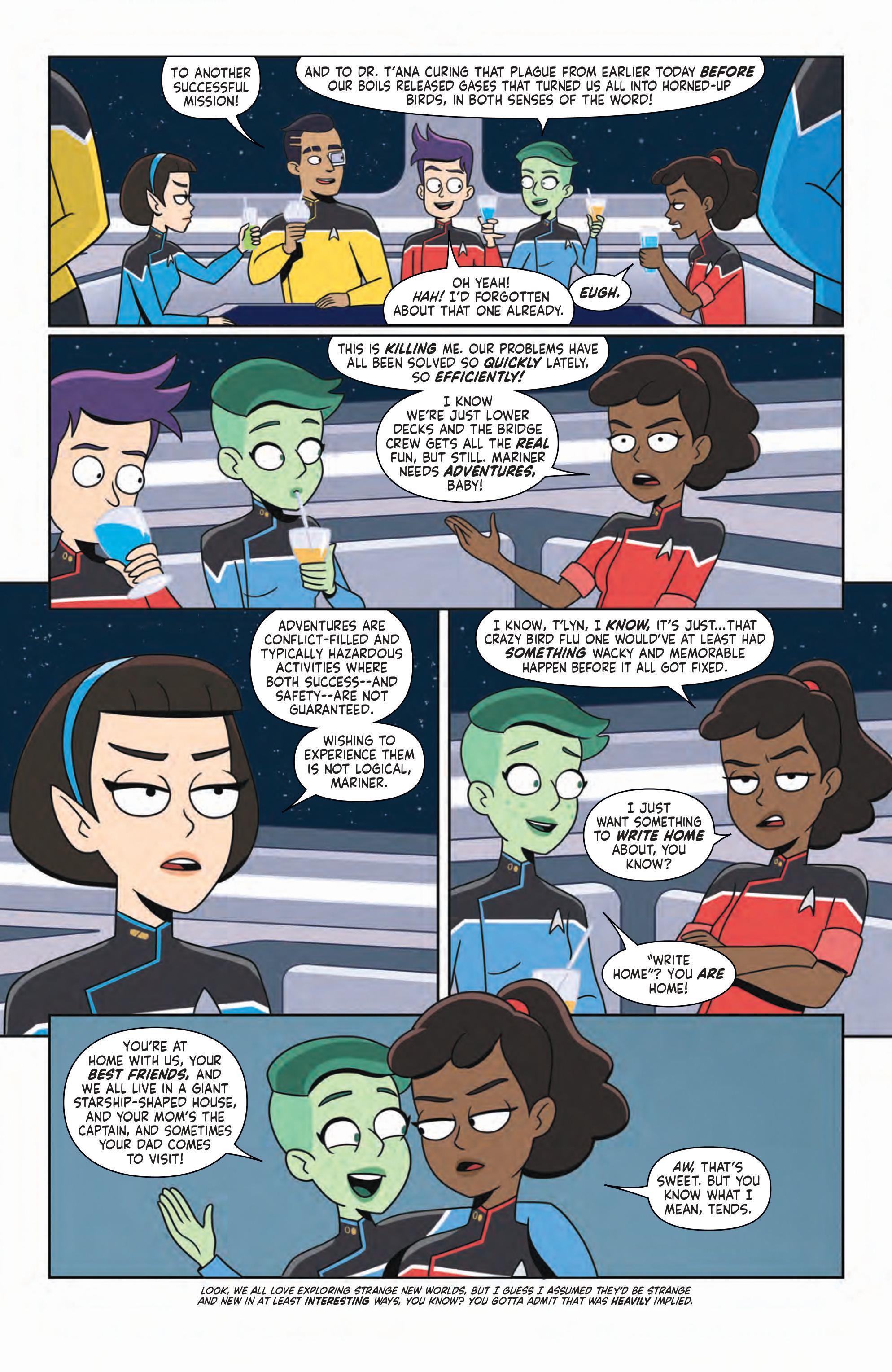 Star Trek: Lower Decks #1 Preview Reveals the Cerritos Crew's Next Mission