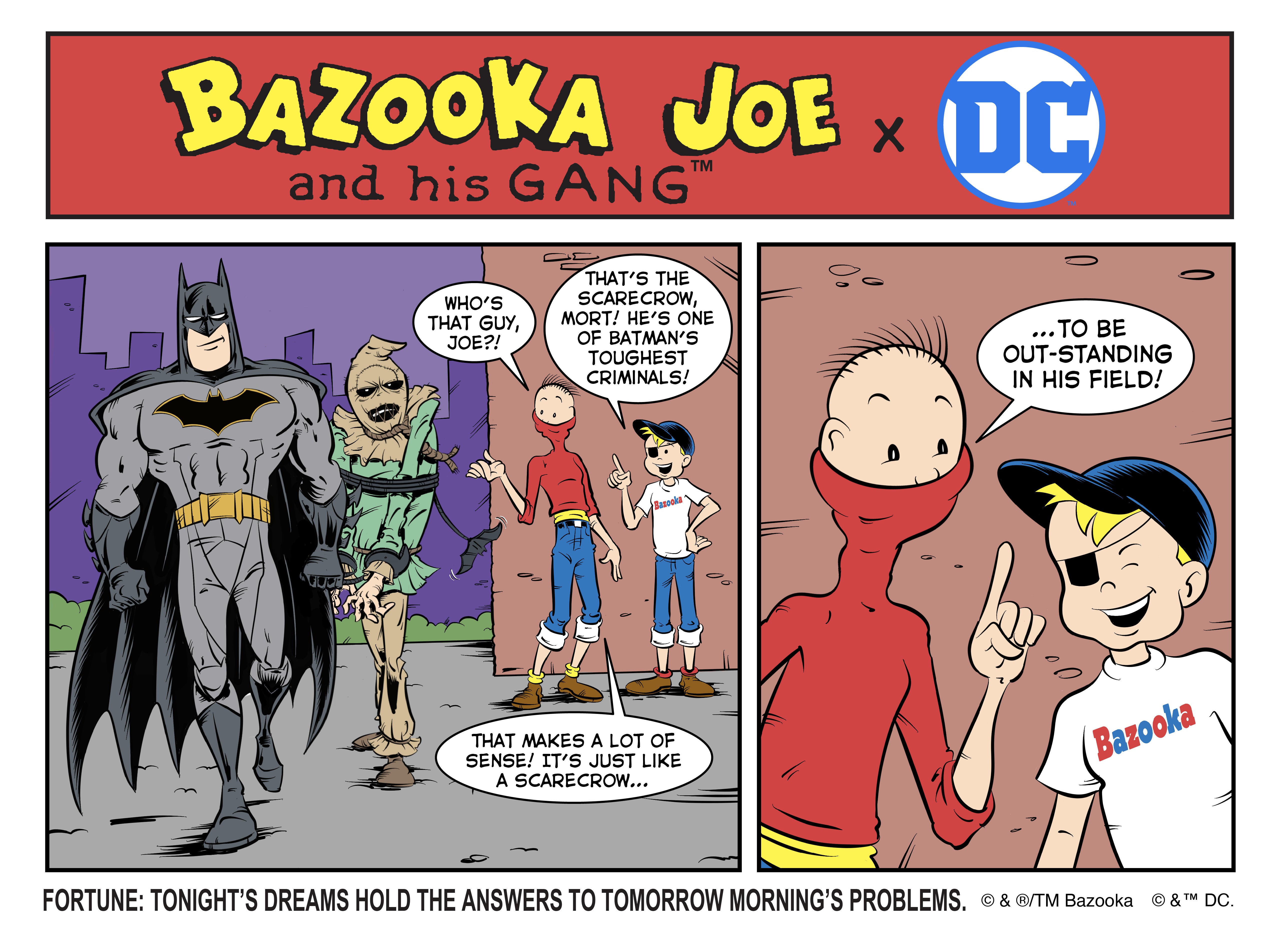 Бэтмен возвращается в кроссовере New DC x Bazooka Bubble Gum Comics (эксклюзив)