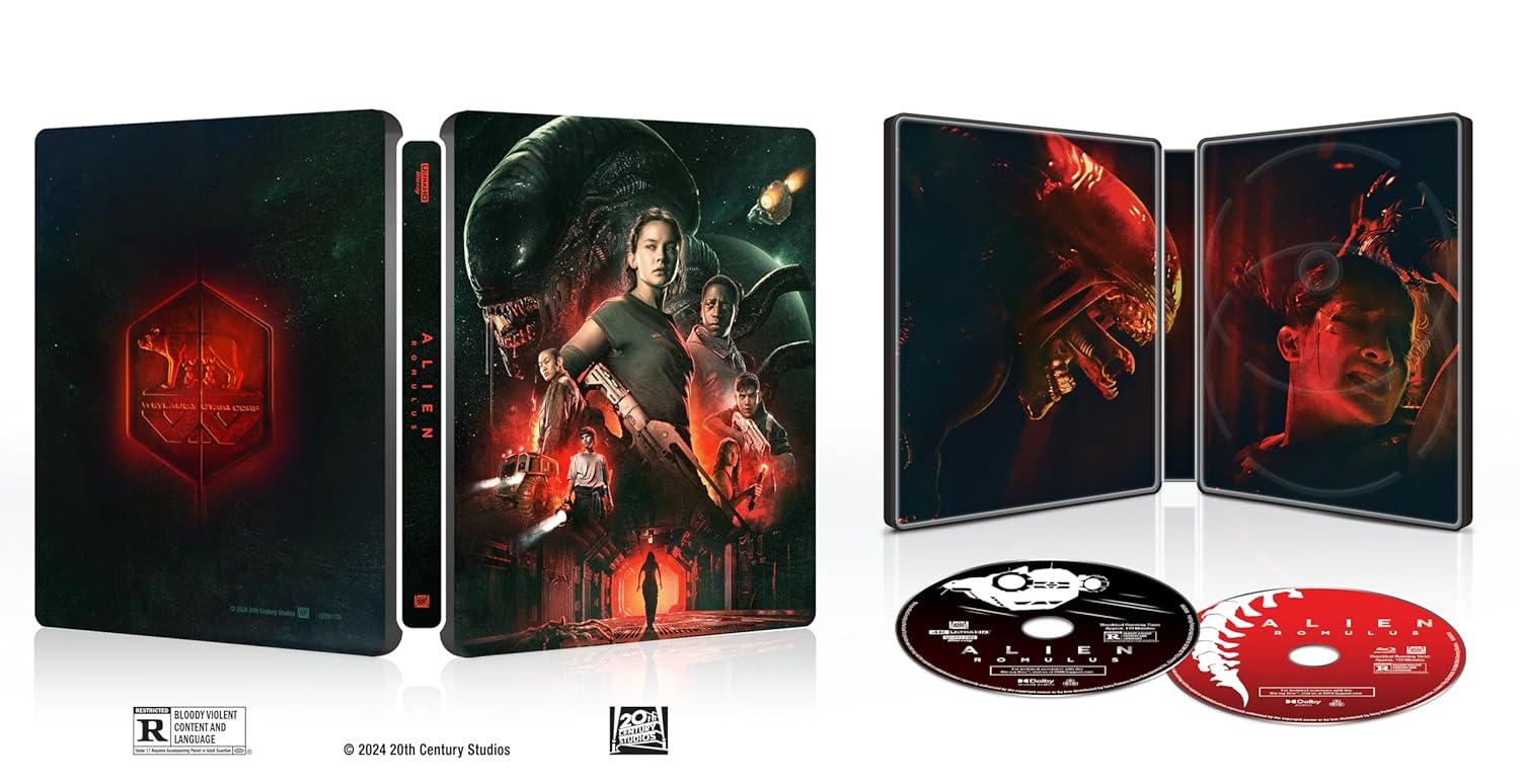 Alien: Romulus выходит на 4K Blu-ray с ограниченным тиражом Steelbook