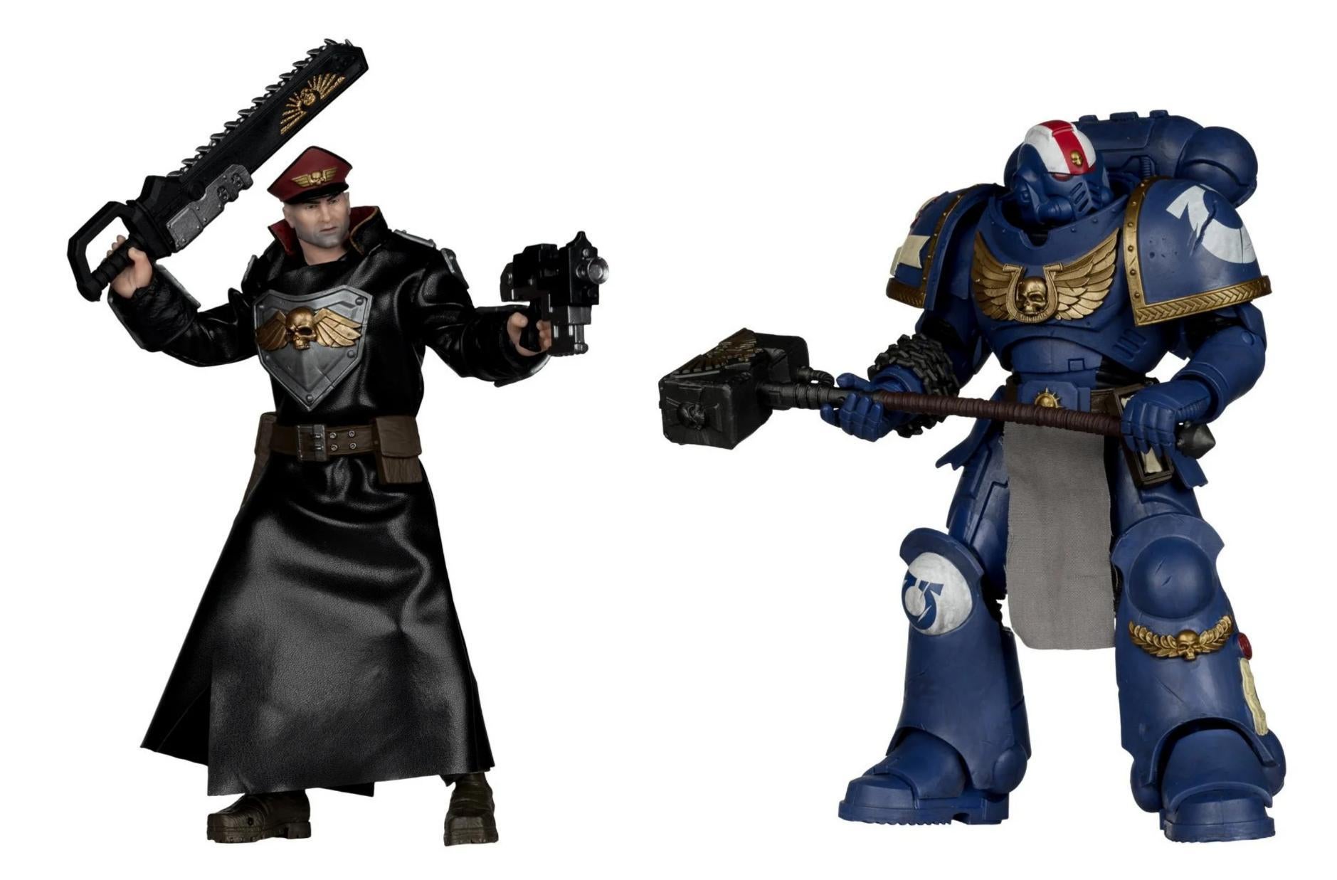 McFarlane Toys Warhammer 40,000 Line Adds Commissar and Space Marine 2 Titus Figures