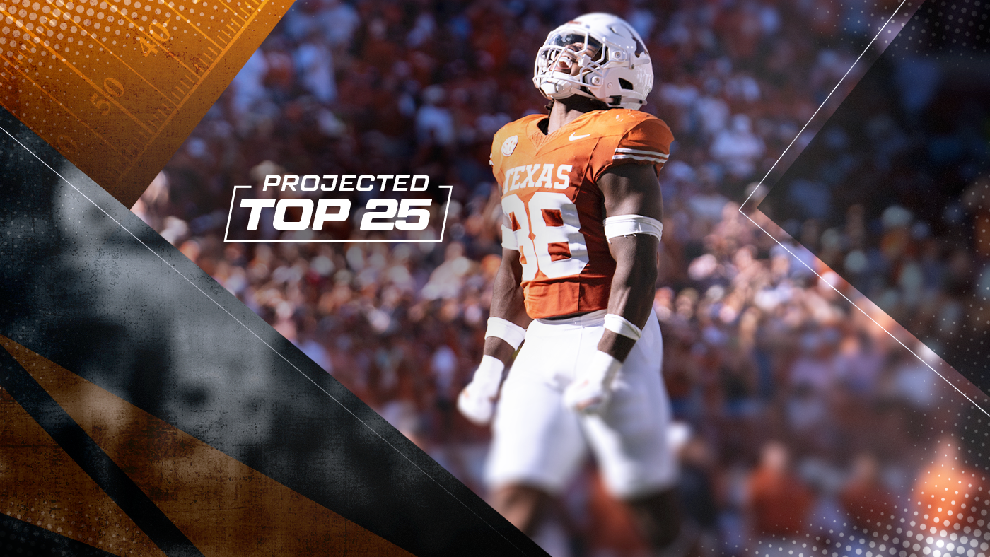 Tomorrow's Top 25 Today: Texas returns to No. 1 as chaos leads to big shakeup in college football rankings