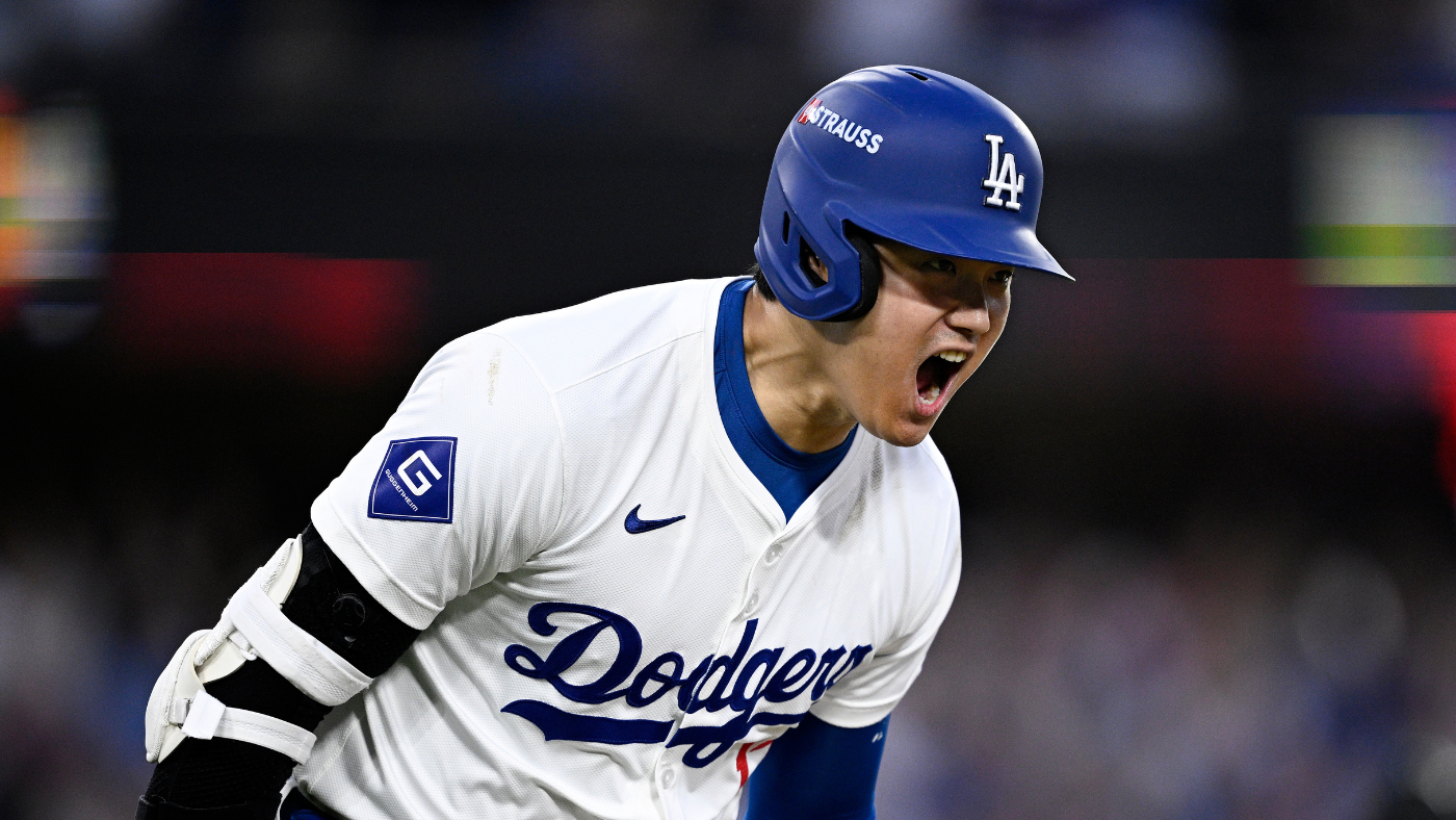 WATCH: Shohei Ohtani records first MLB playoff hit with game-tying three-run Dodgers home run vs. Padres