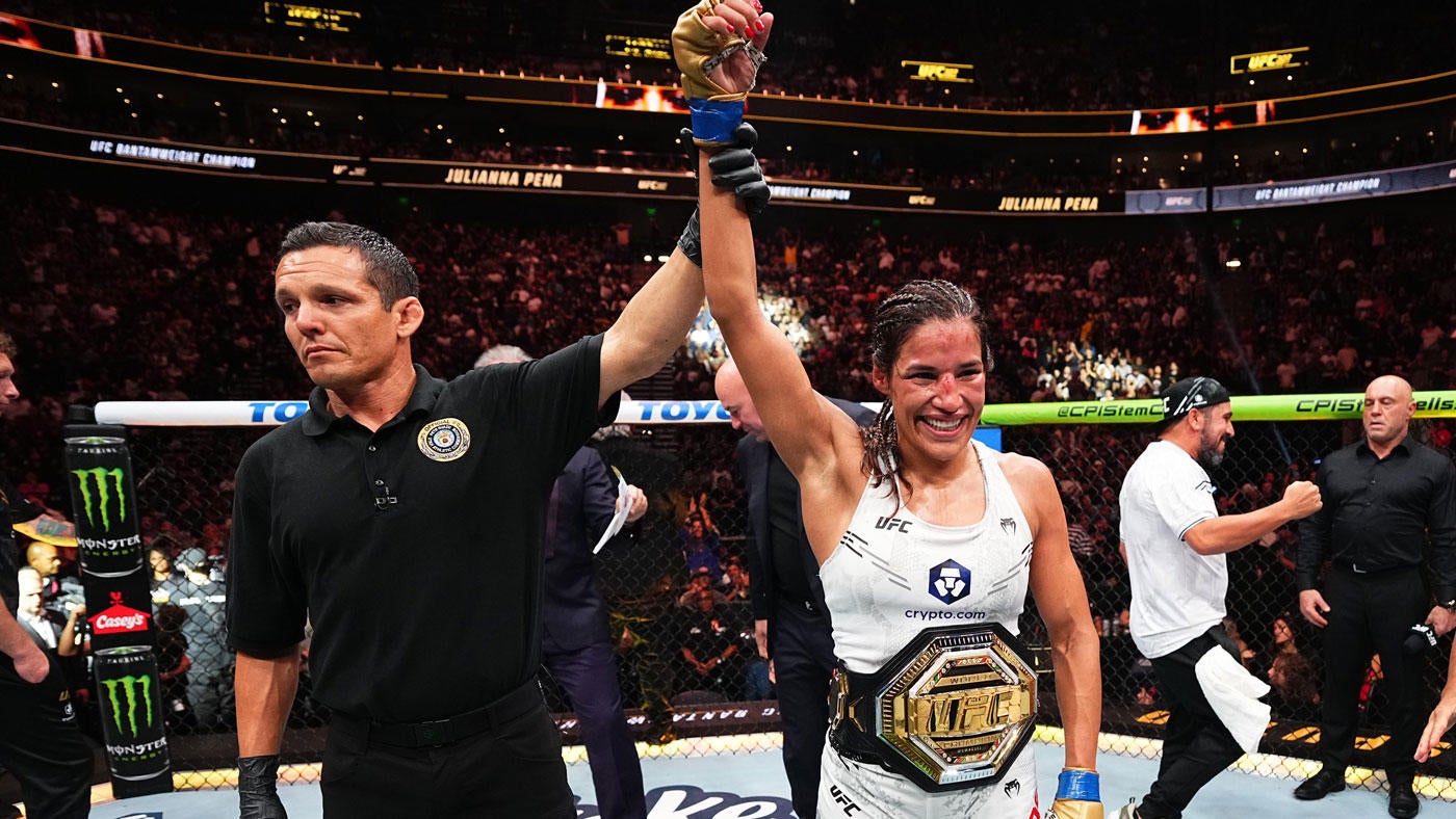 UFC 307 results, highlights: Julianna Pena becomes two-time bantamweight champ with win over Raquel Pennington