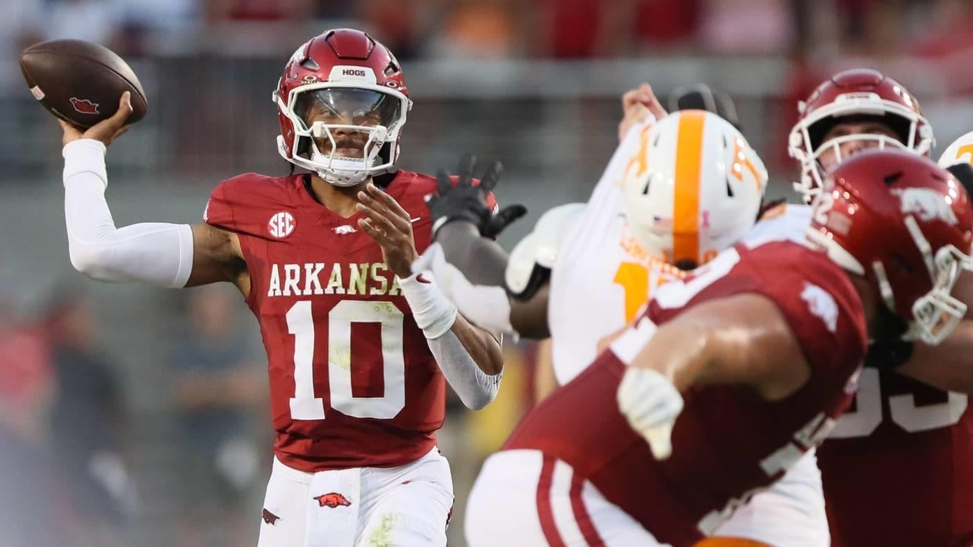 Arkansas stuns No. 4 Tennessee: Razorbacks claw back from 11-point second-half deficit to upset Vols