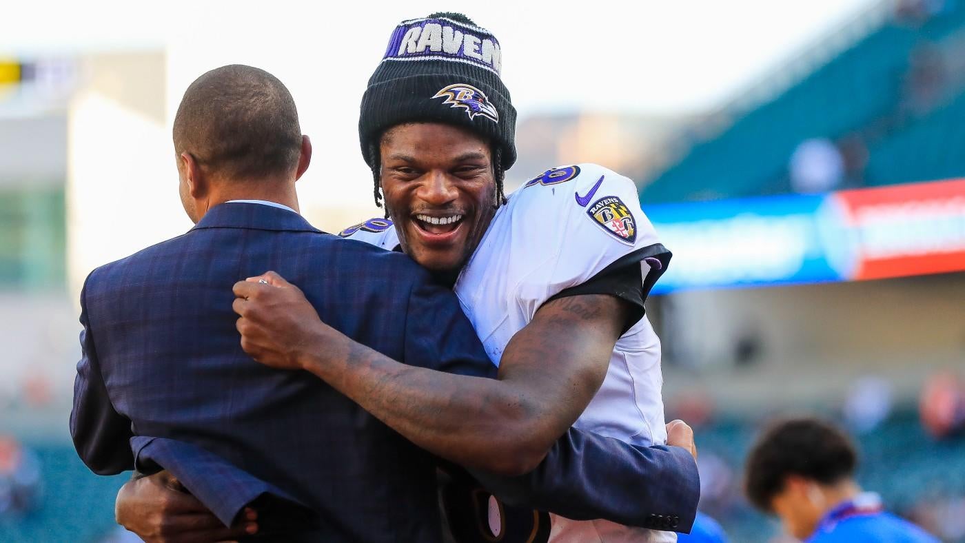 Derrick Henry makes MVP case for Lamar Jackson; Ravens QB 'ticked off' after OT fumble in win over Bengals