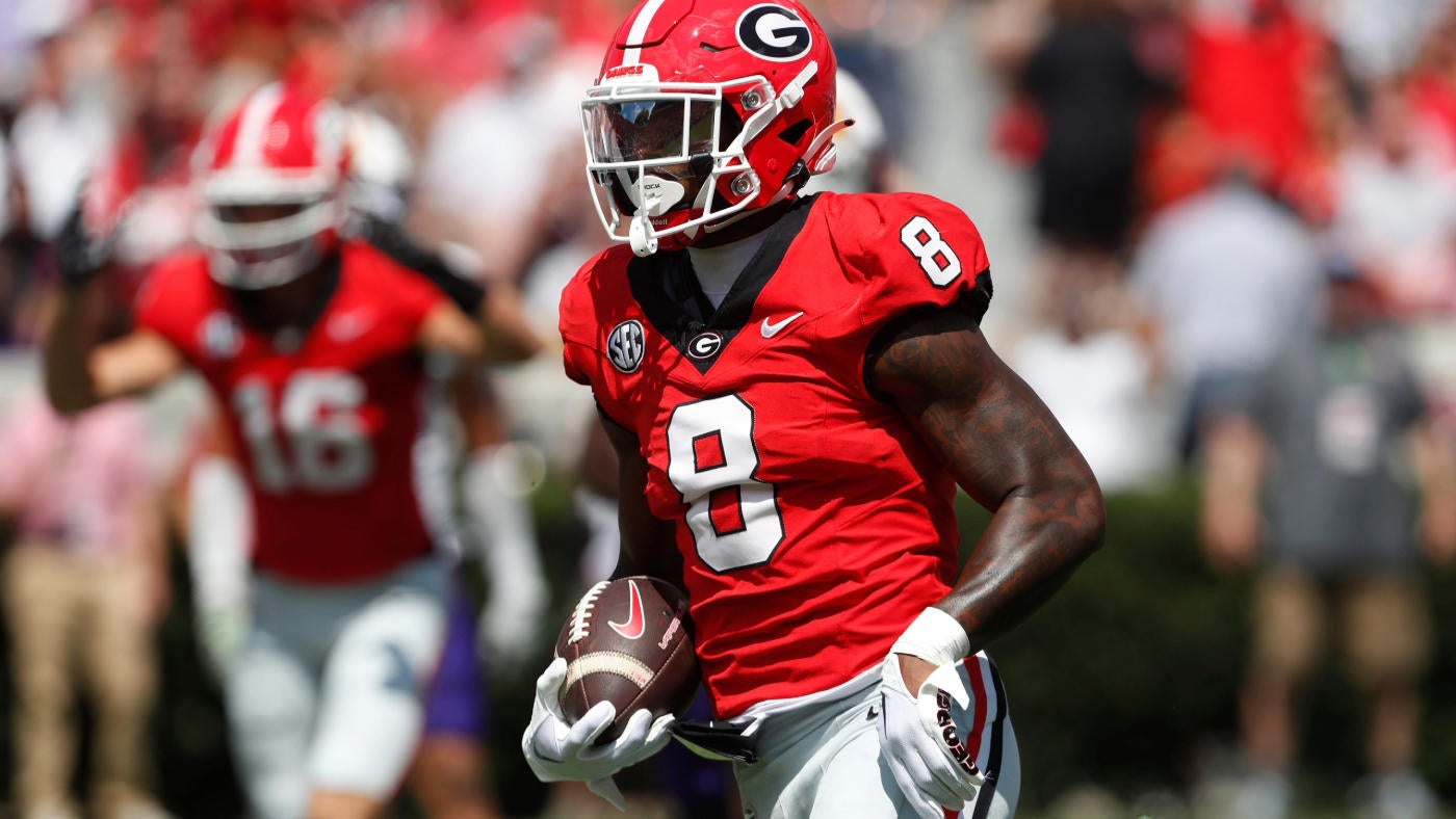 Georgia WR Colbie Young arrested on misdemeanor charges of battery, assault on an unborn child