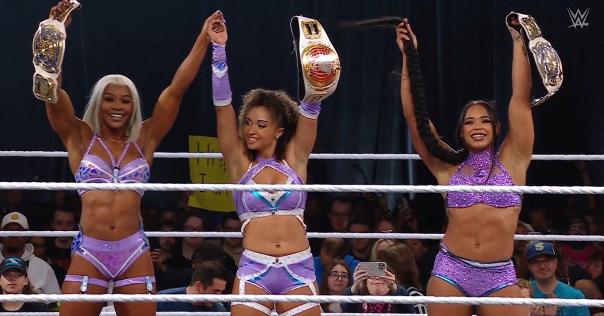 WWE's Bianca Belair Puts on a Show in NXT Return, Women's Tag Titles Match Official