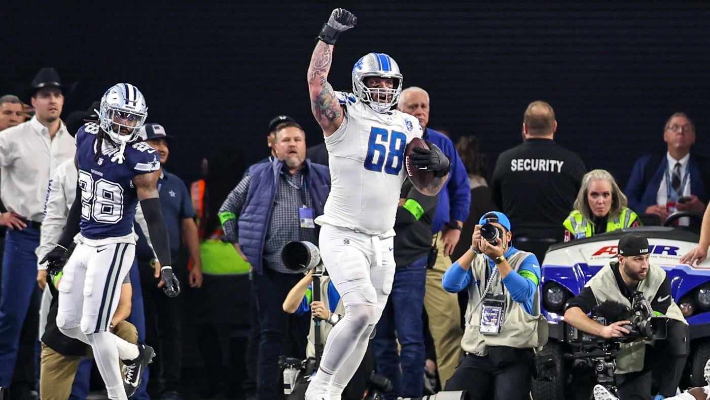 Lions troll Cowboys by trying to get OT Taylor Decker a TD after 2-point conversion controversy from 2023 game