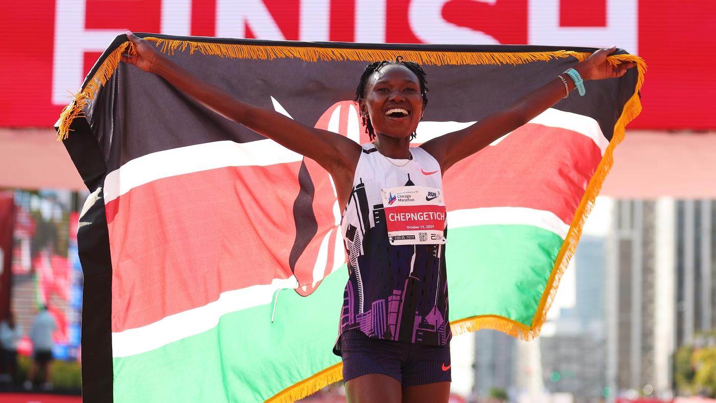 Ruth Chepngetich of Kenya sets women's world record in Chicago Marathon