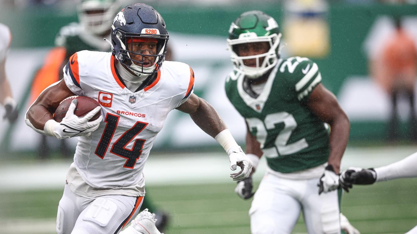 Fantasy Football Week 9 Start 'Em & Sit 'Em Wide Receivers: Darnell Mooney and Courtland Sutton stay hot