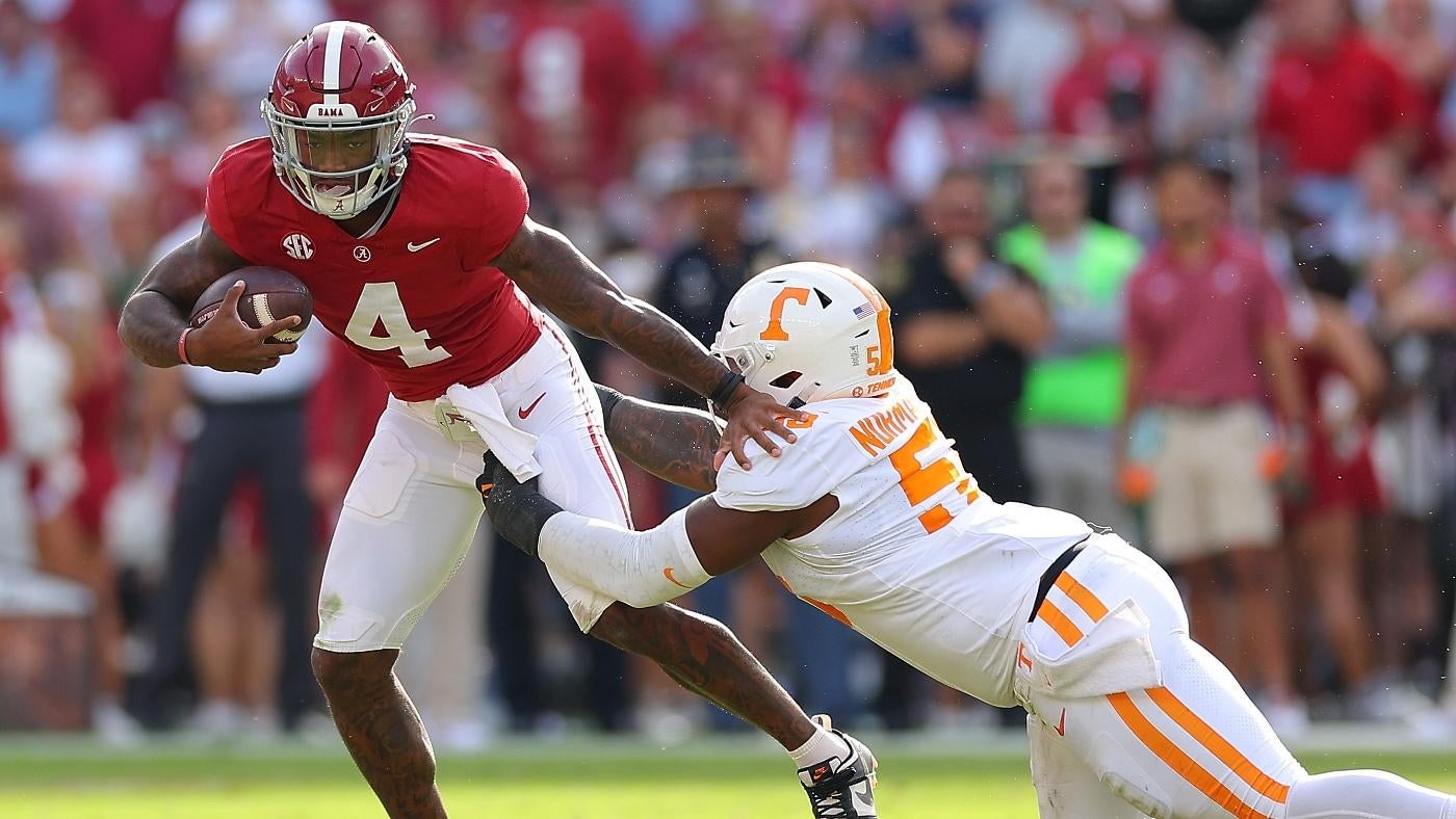 Tennessee vs. Alabama prediction, odds, line, spread: 2024 college football Week 8 picks by proven model