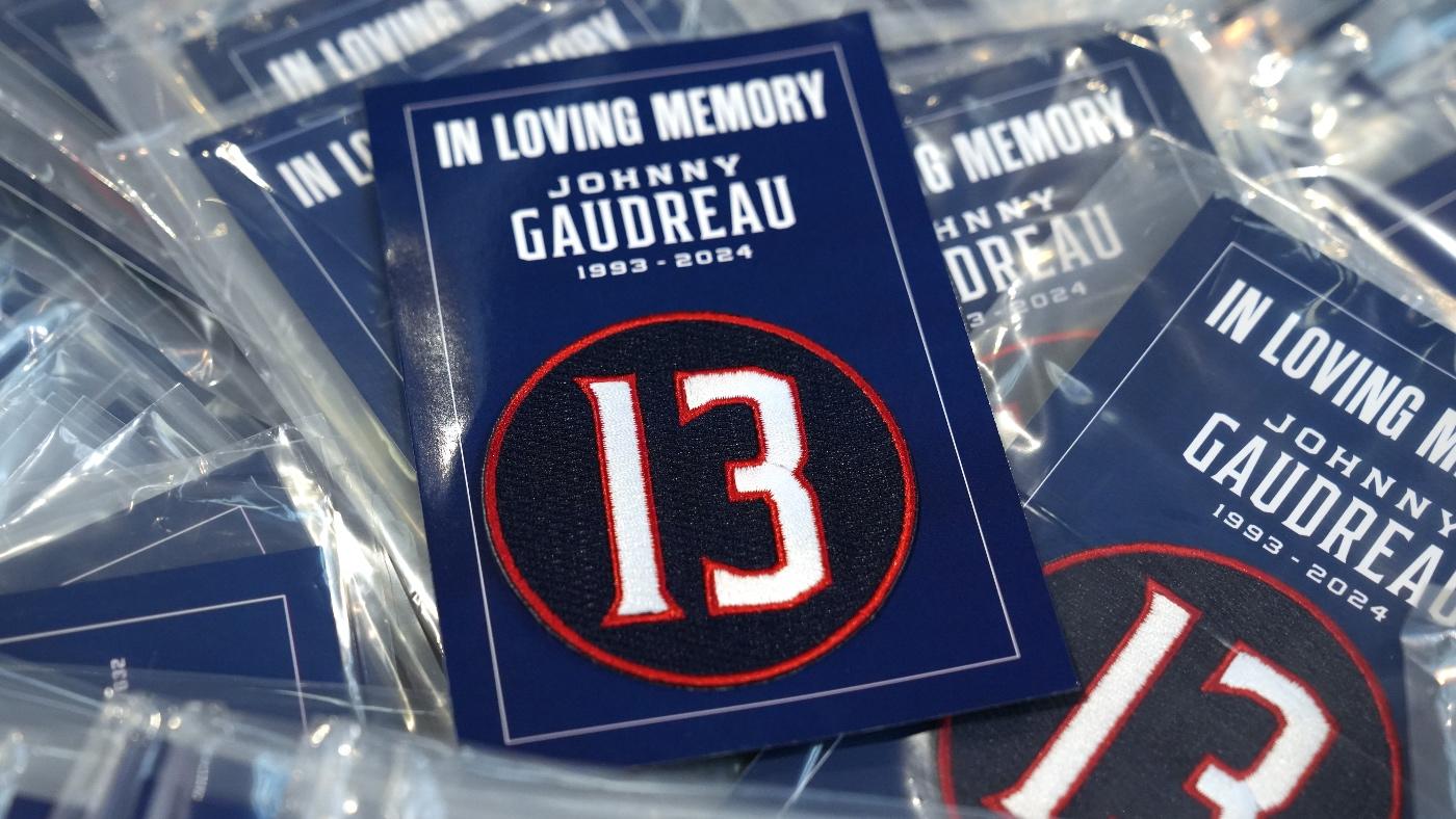 Blue Jackets honor Johnny Gaudreau, Matthew Gaudreau with emotional tribute in home-opener against Panthers