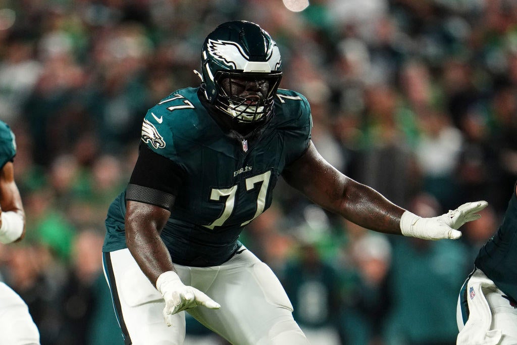 Mekhi Becton aware he's an option for Eagles at LT in wake of Jordan Mailata injury; why it won't be this week