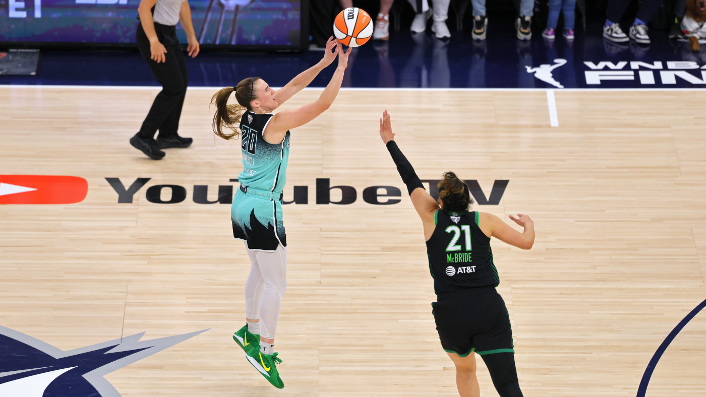 Where does Sabrina Ionescu's game-winning 3-pointer rank among the biggest shots in WNBA Finals history?