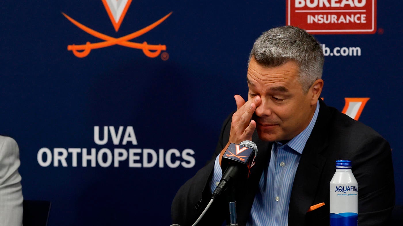 Virginia coach Tony Bennett chokes back tears explaining decision to retire: 'It was time'