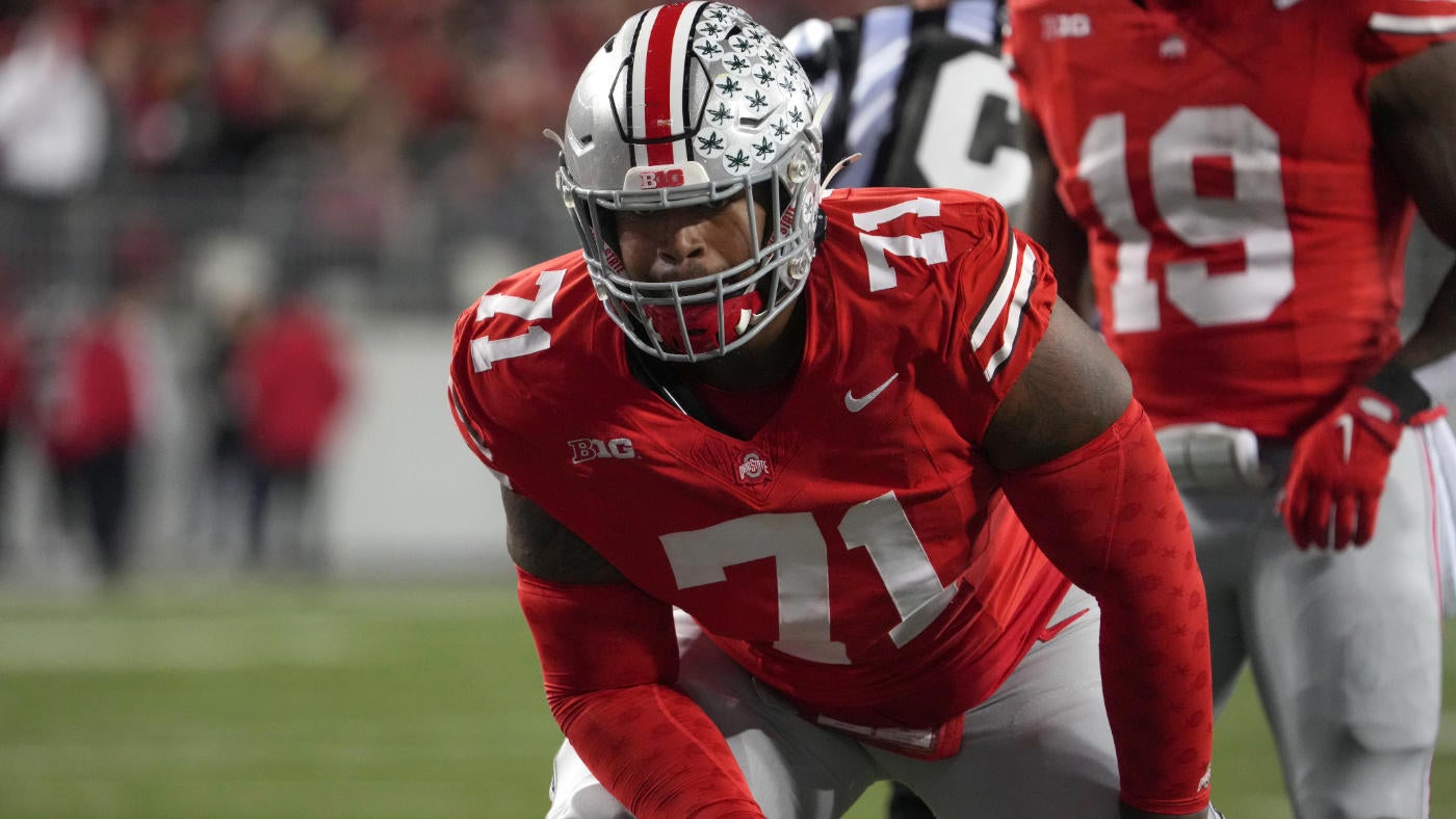 Ohio State's Josh Simmons will miss remainder of 2024 season as Buckeyes lose OL to knee injury