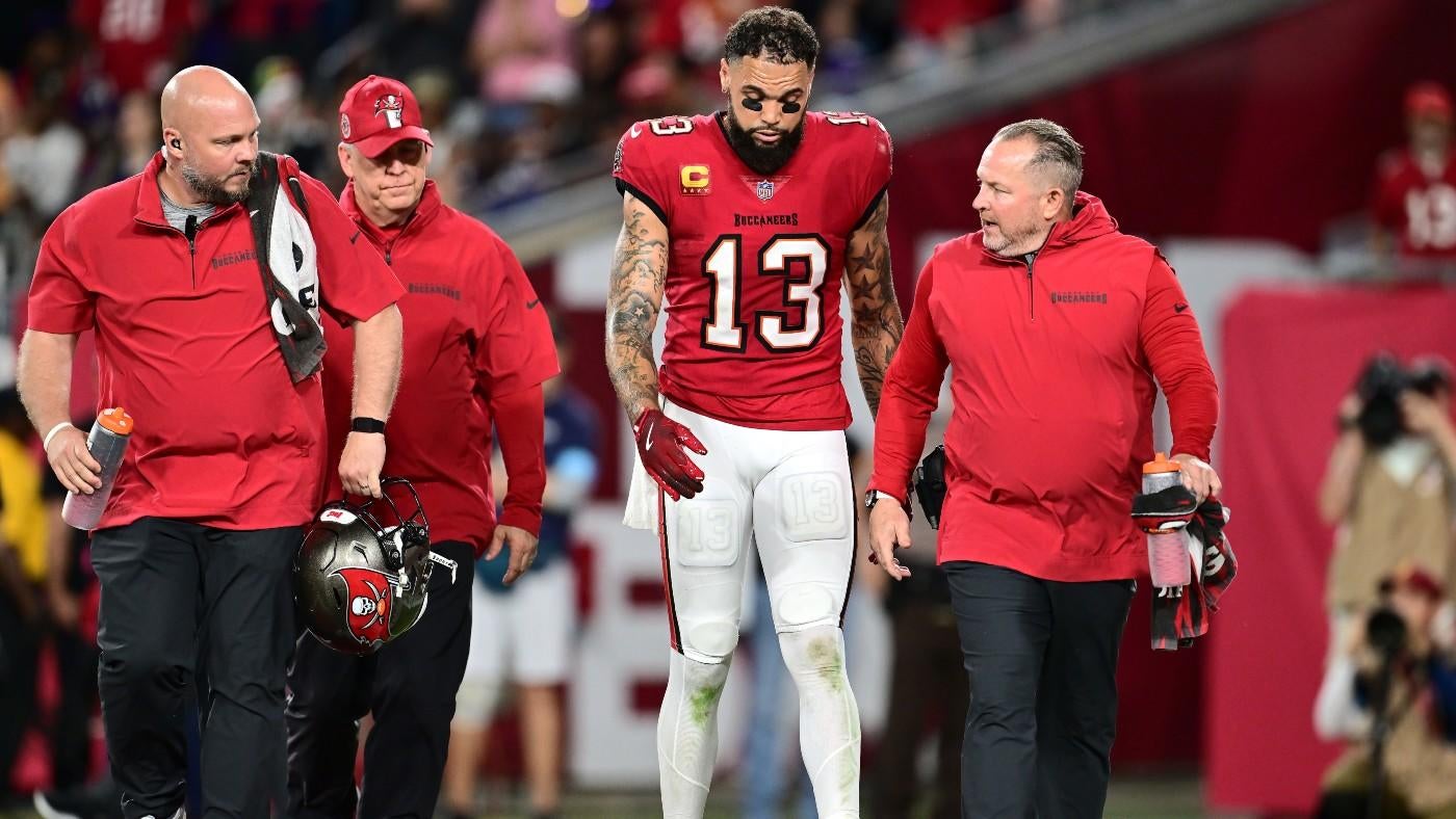 2024 NFL futures: Receiver injuries damage Buccaneers' outlook, per SportsLine Projection Model