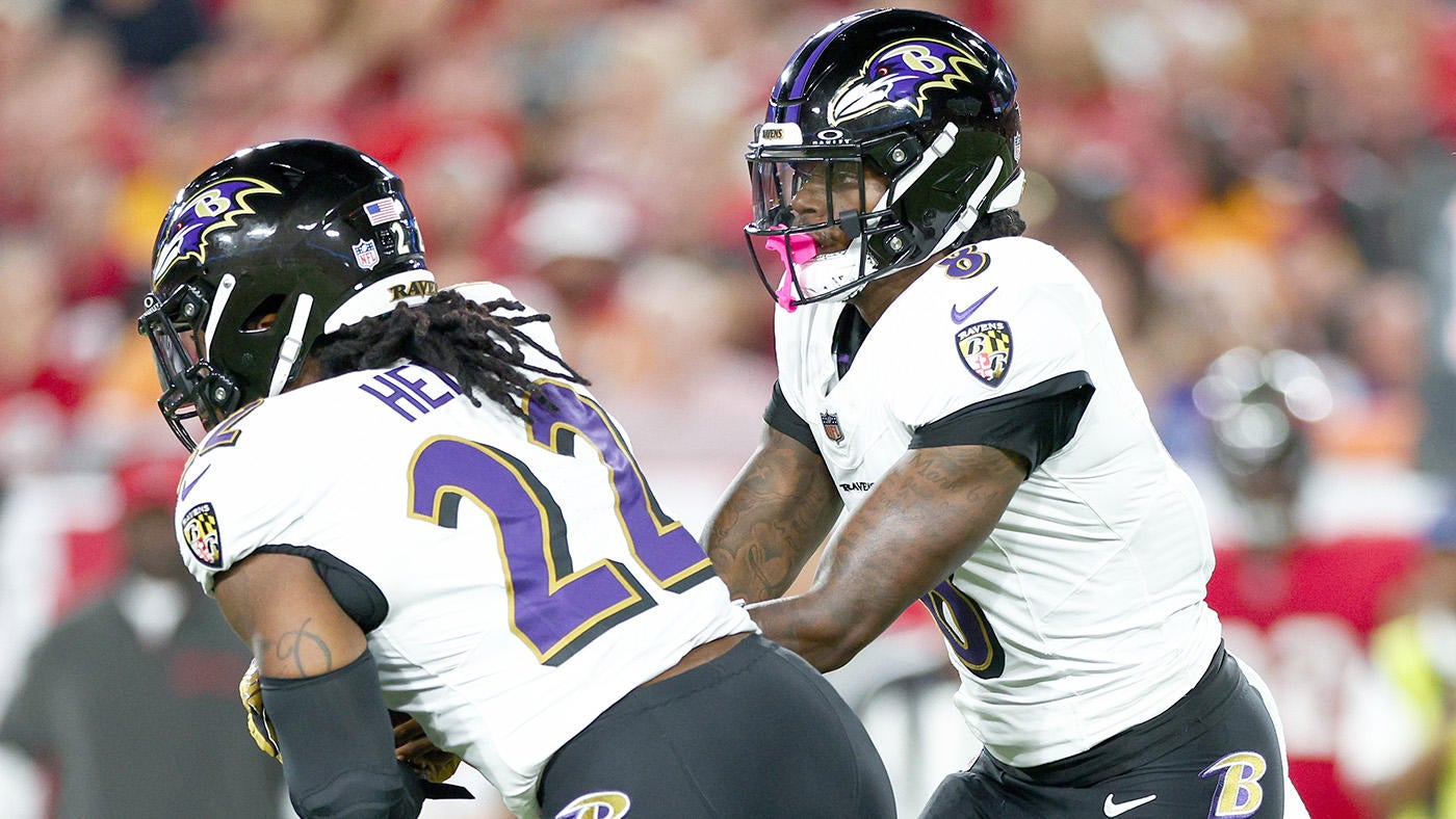 Lamar Jackson, Derrick Henry fueling historic start from Ravens offense this season: Seven wild stats to know