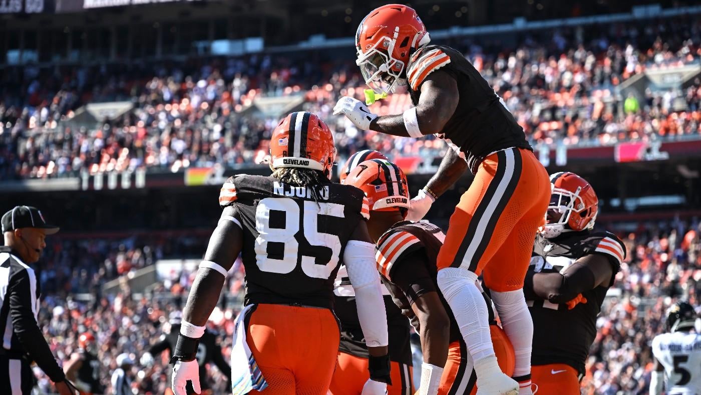 NFL Week 8 grades: Browns earn high mark for shocking win over Ravens, Jets get 'D' for loss to Patriots