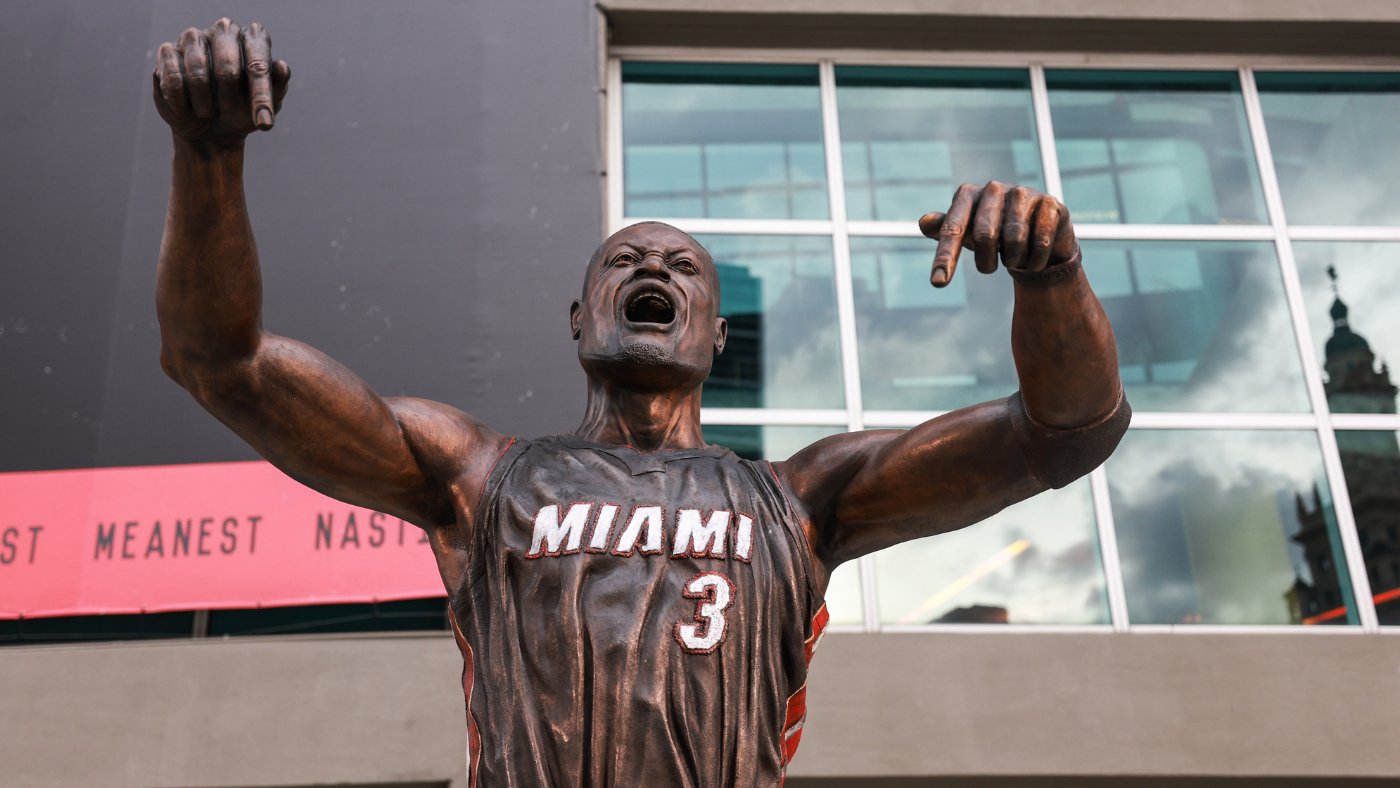 Dwyane Wade taking high road on ridicule of his statue: 'It doesn't need to look like me'