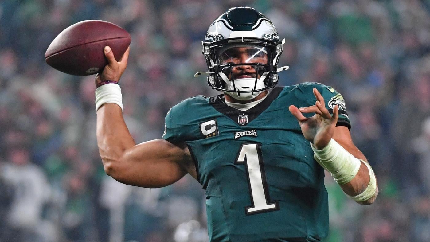 Week 9 NFL player props, QB, RB, WR, TE betting picks, AI prop predictions: Jalen Hurts over 217.5 yards