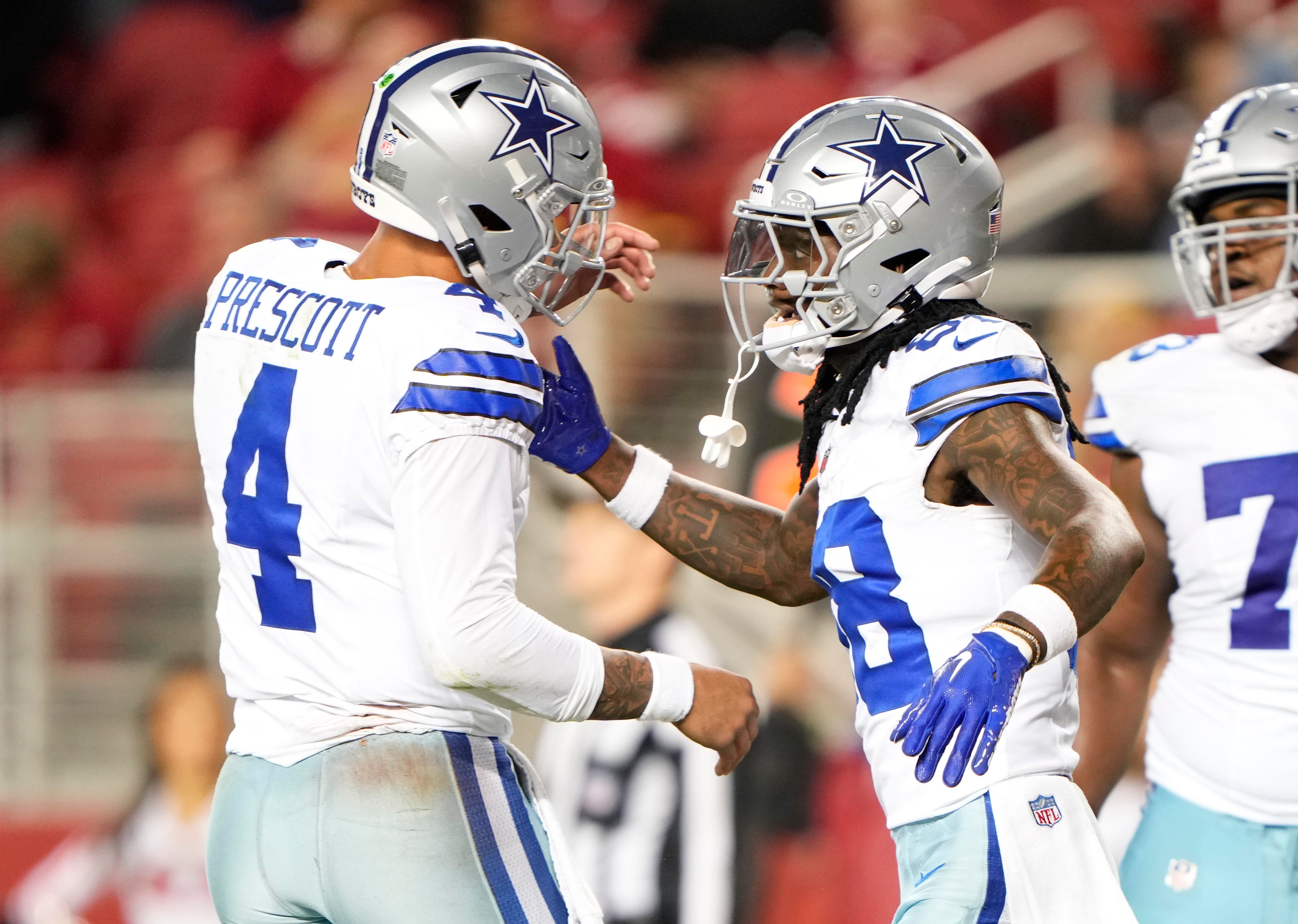 Cowboys' CeeDee Lamb, Dak Prescott find 'rhythm' during WR's breakout game vs. 49ers